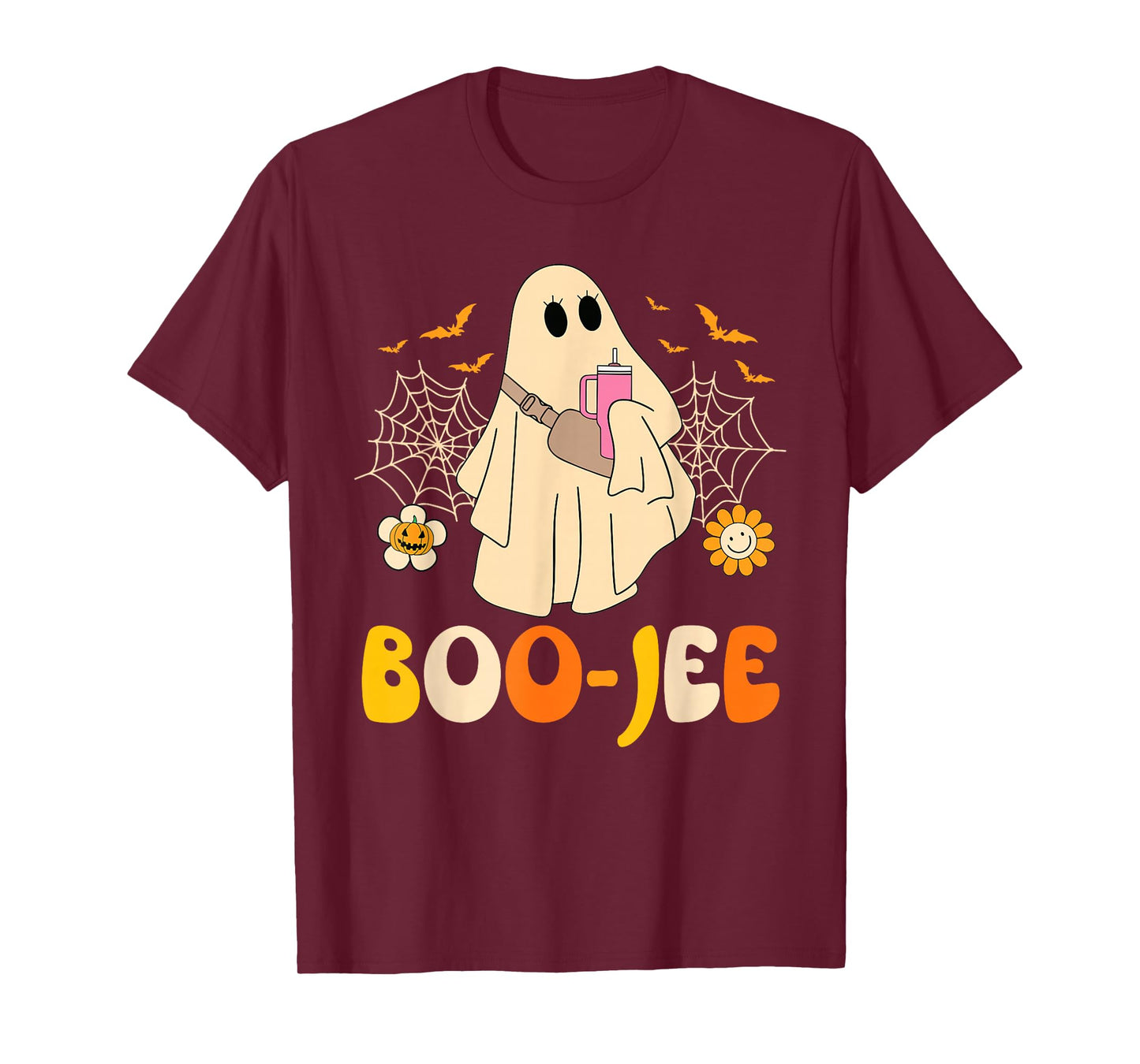 Boo JEE Boujee Ghost Cute Halloween Style T-Shirt