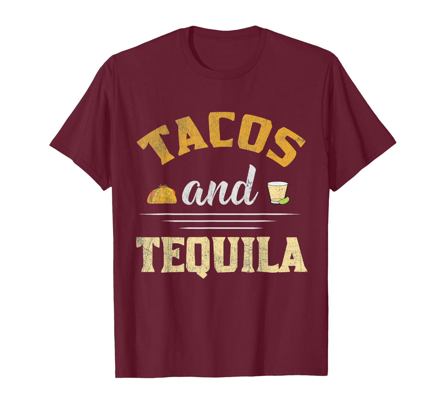 Tacos and Tequila Funny Graphic T-Shirt