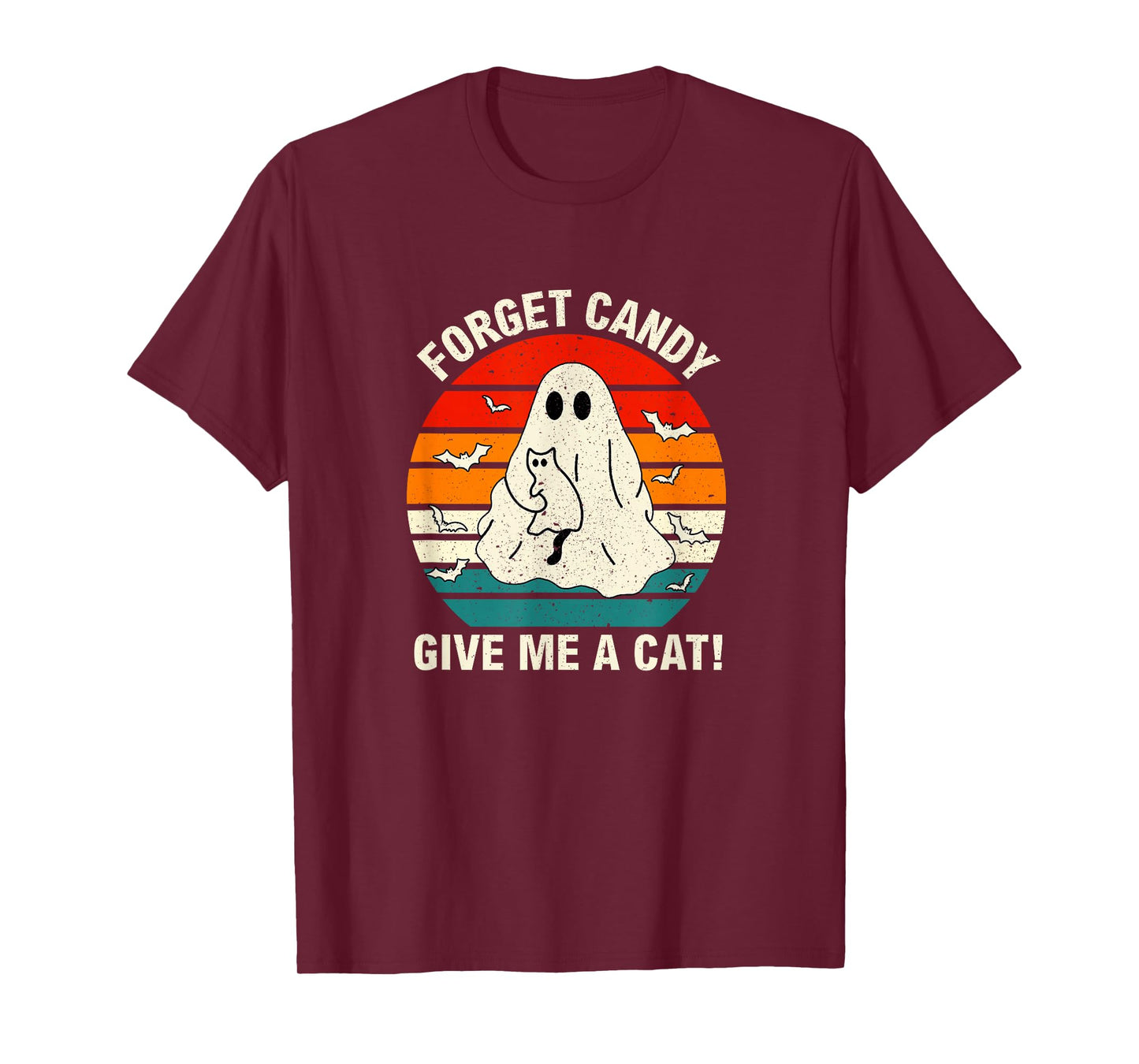 Halloween Forget Candy Give Me Cat Costume Women Men Kids T-Shirt