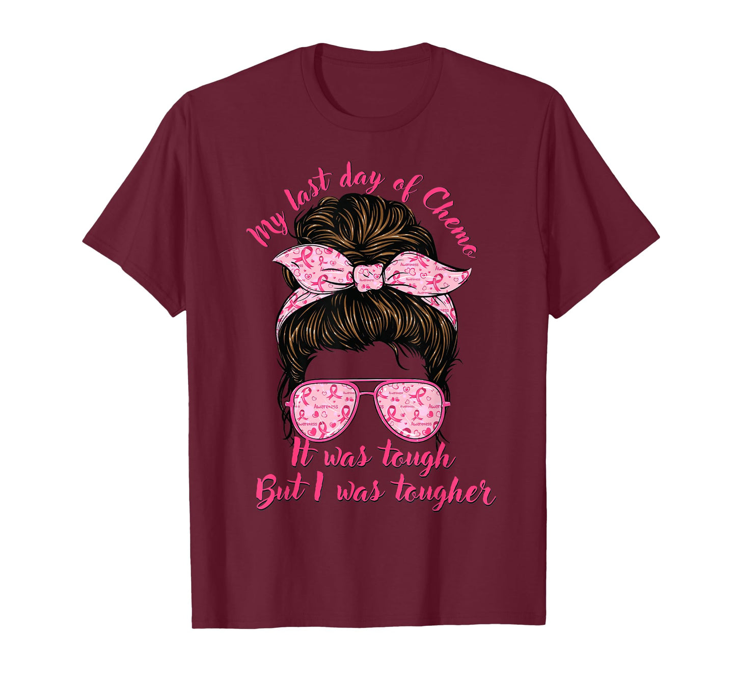 My Last Day Of Chemo Breast Cancer Fighter Chemotherapy T-Shirt