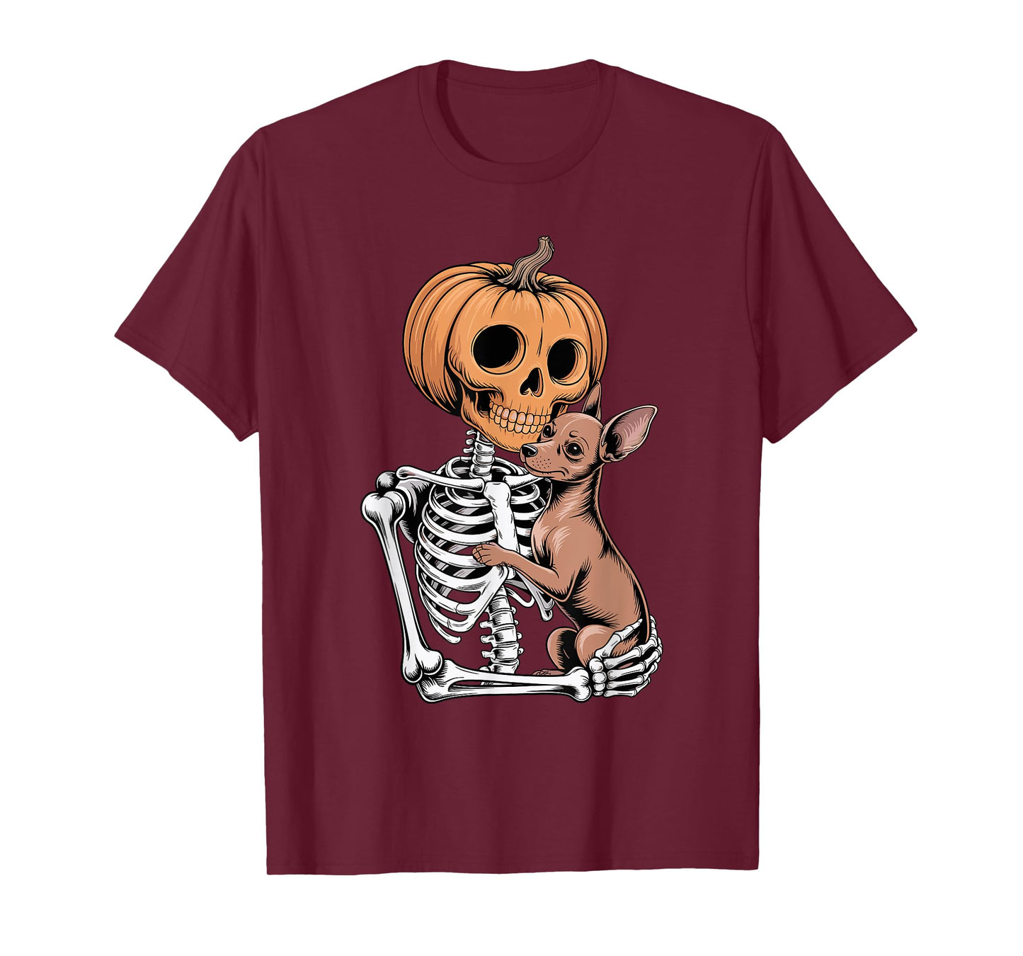 Halloween Skeleton Miniature Pinscher T-Shirt