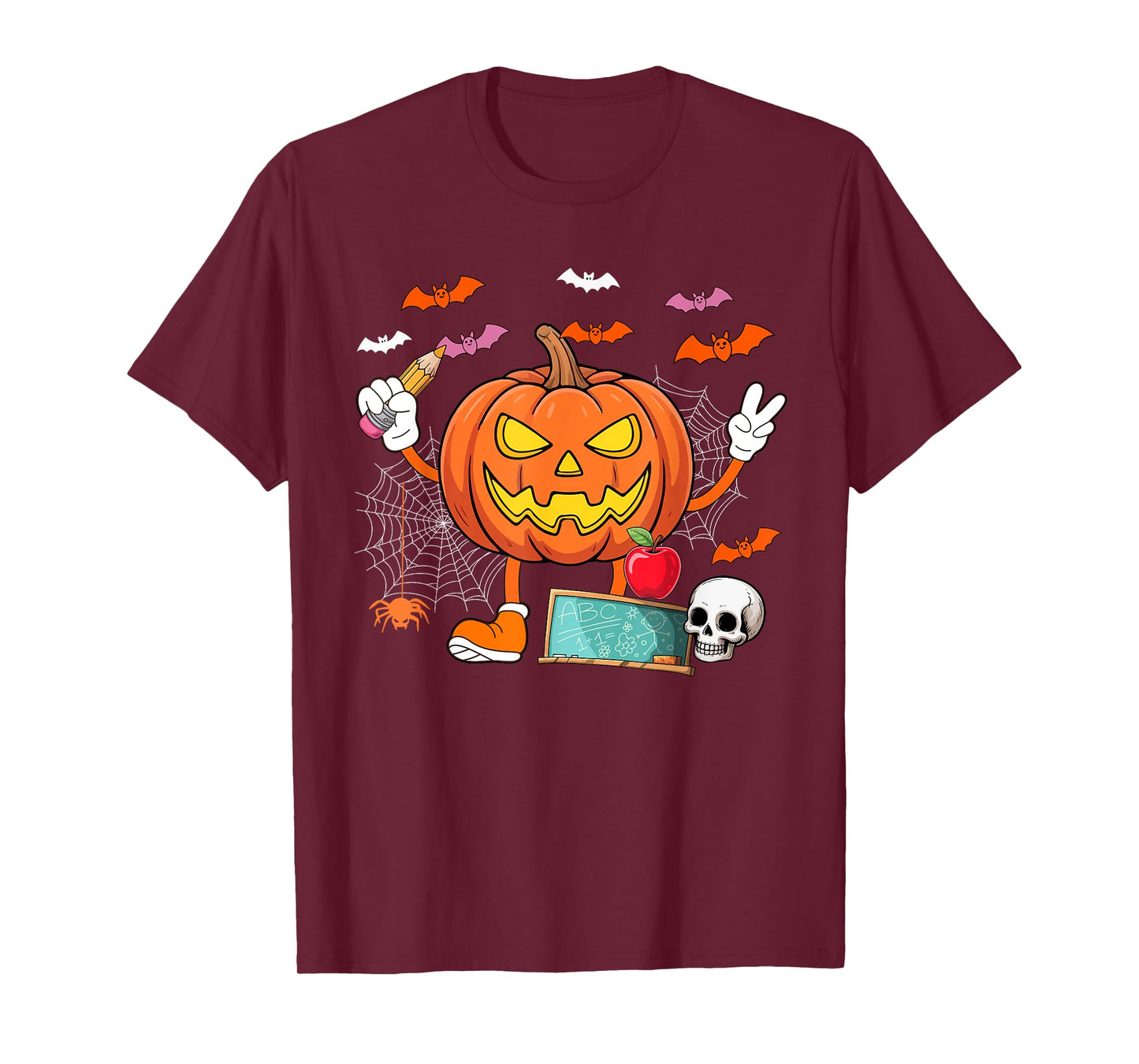 Paraprofessional Job Horror Carved Pumpkin Halloween Team T-Shirt