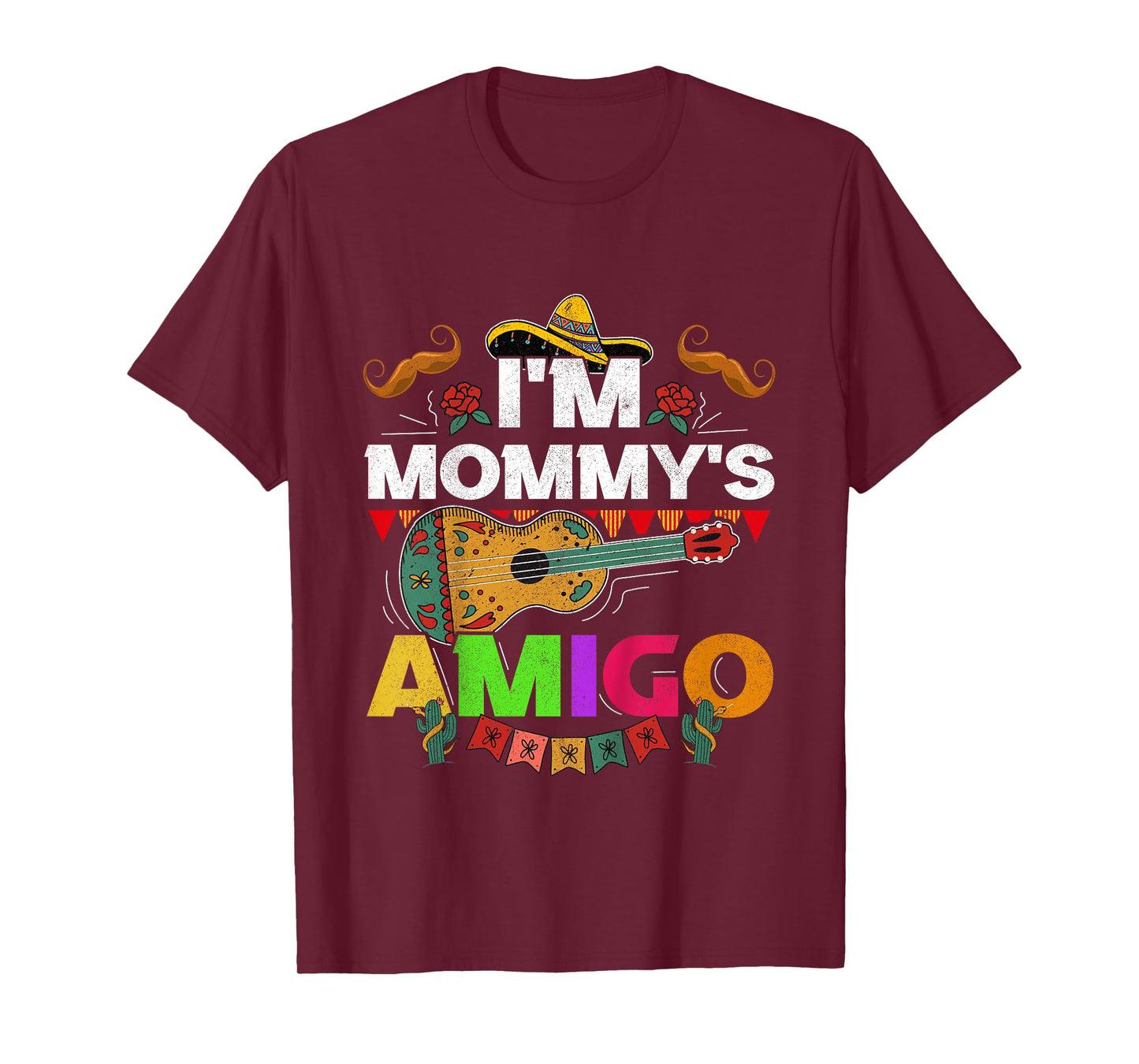 Kids I'm Mommy's Amigo Cinco De Mayo Boy Mariachi Mexican Toddler T-Shirt