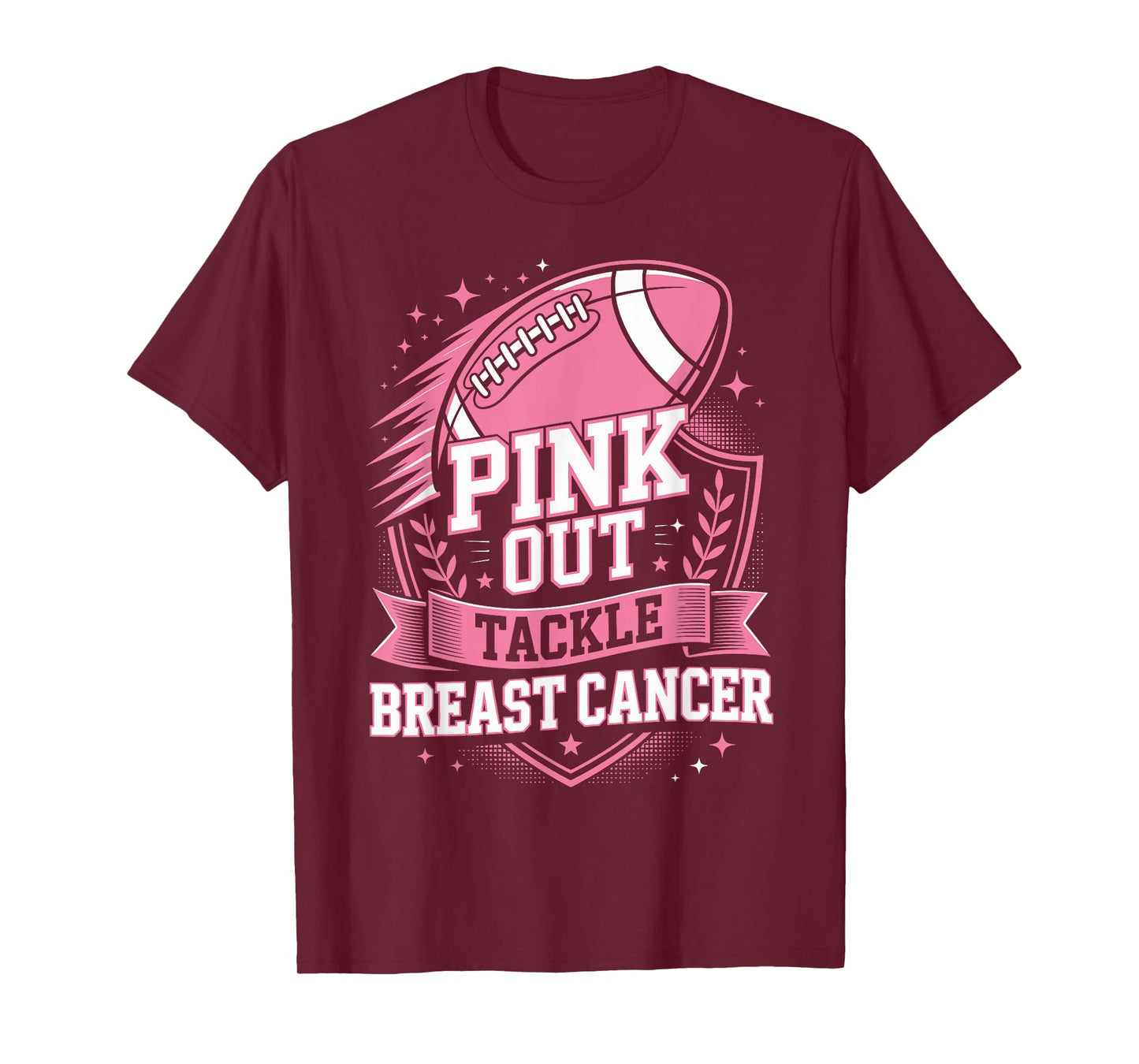 Tackle Breast Cancer Awareness Support Fight Cancer Together T-Shirt