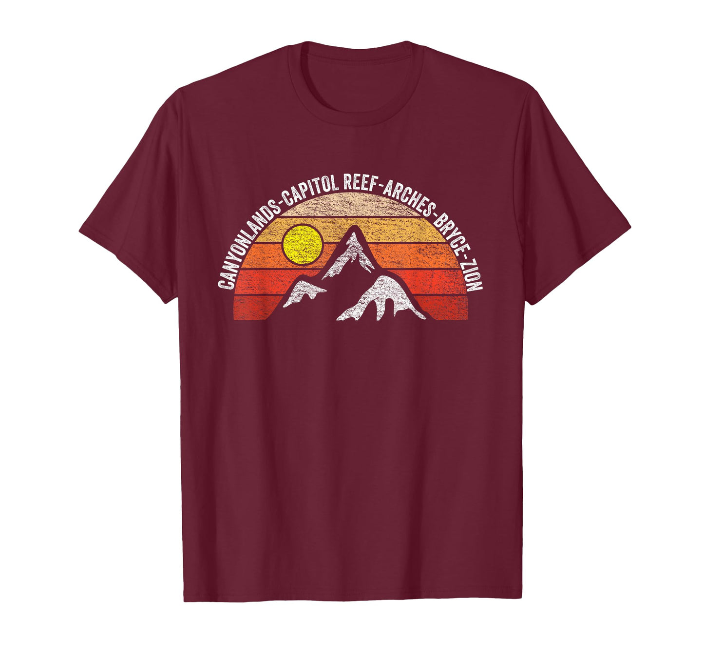 Vintage Utah Souvenir Big 5 Utah Mighty Five National Park T-Shirt