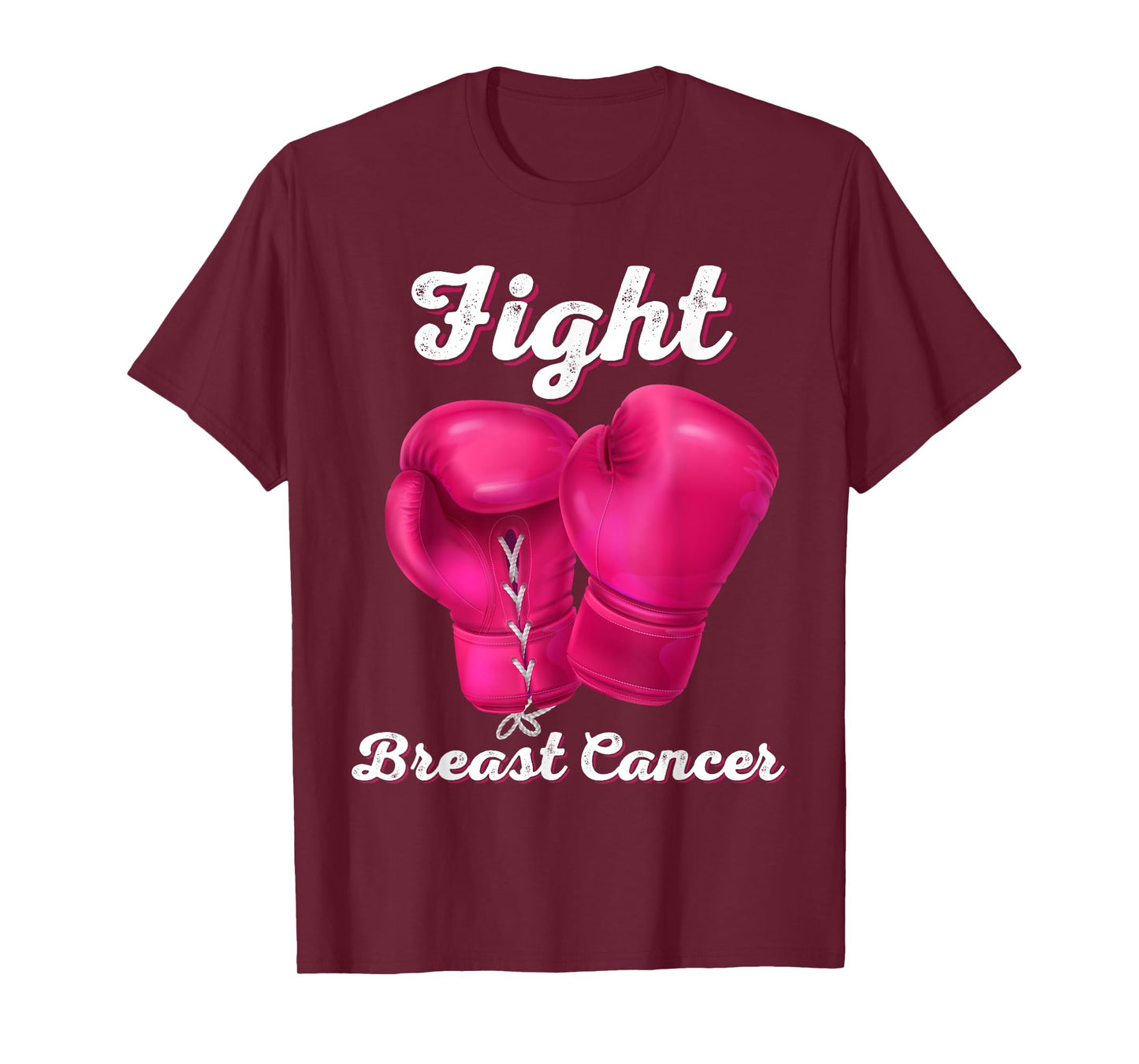 Fight Breast Cancer Boxing Gloves Breast Cancer Awareness T-Shirt