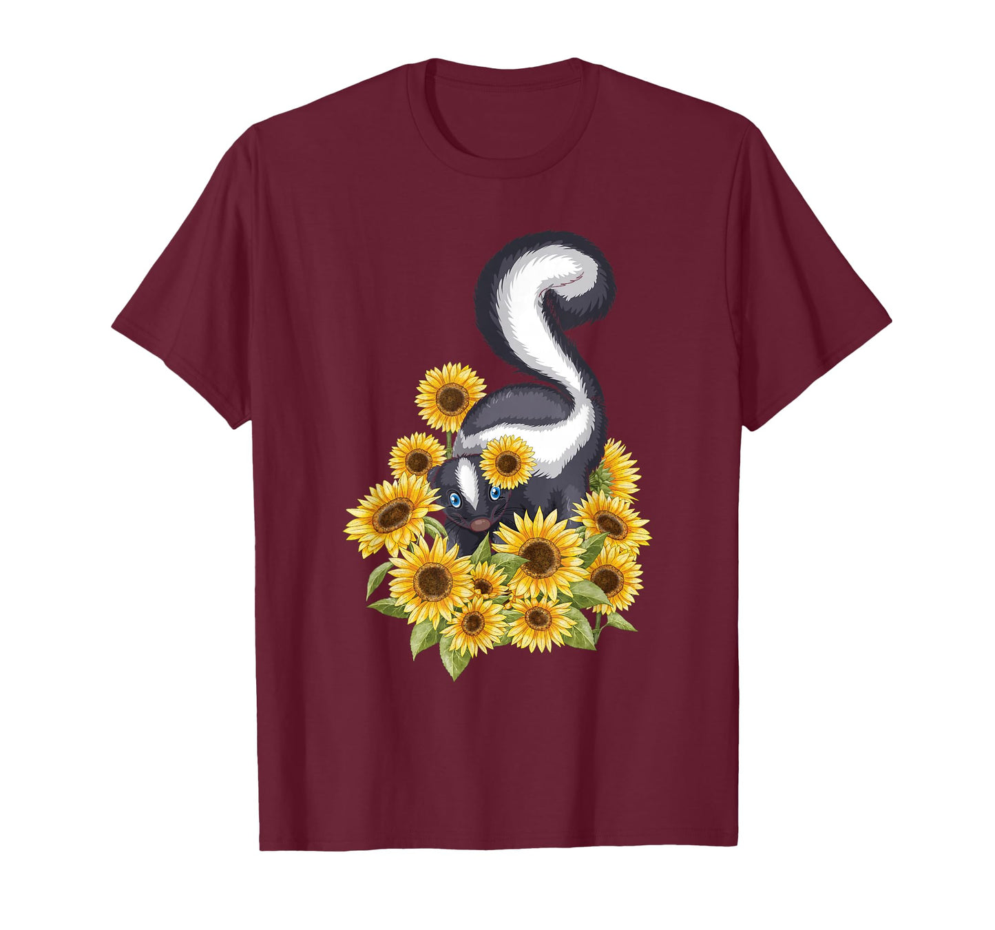 Sunflower Skunk - Pet Lover Zookeeper Zoologist Veterinarian T-Shirt