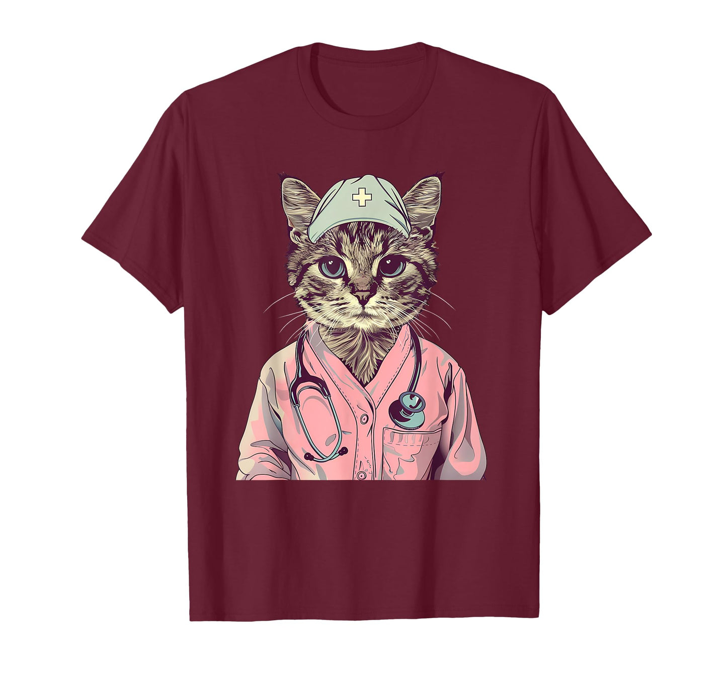 Doctor Cat Lover Nurse Cat Medical Cat Nurse Appreciation T-Shirt
