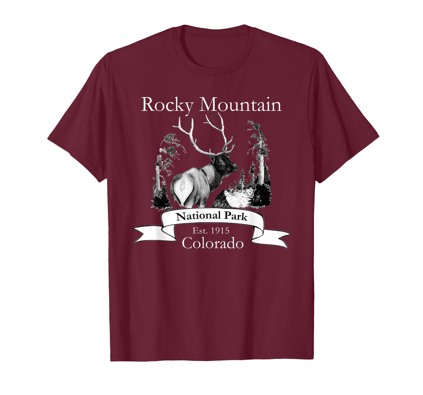 Rocky Mountain National Park. Elk. T-Shirt