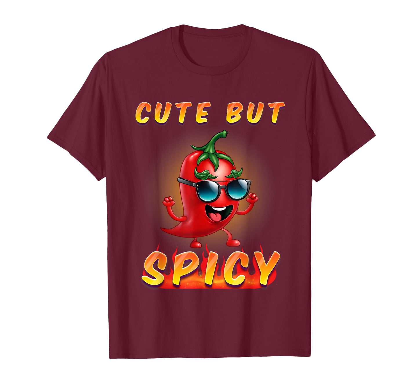 Kids Cute But Spicy Mexican Cinco De Mayo Chili Boys Girls T-Shirt