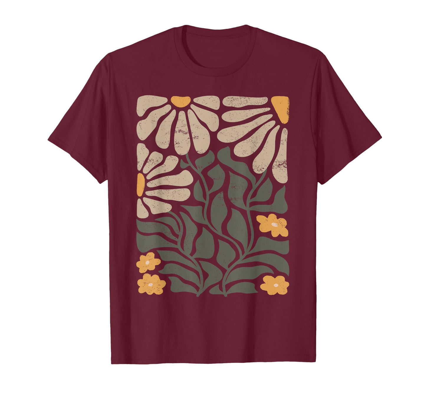 Boho Wildflower Vintage Retro Graphic Design Spring/Summer Men Women Kids T-Shirt
