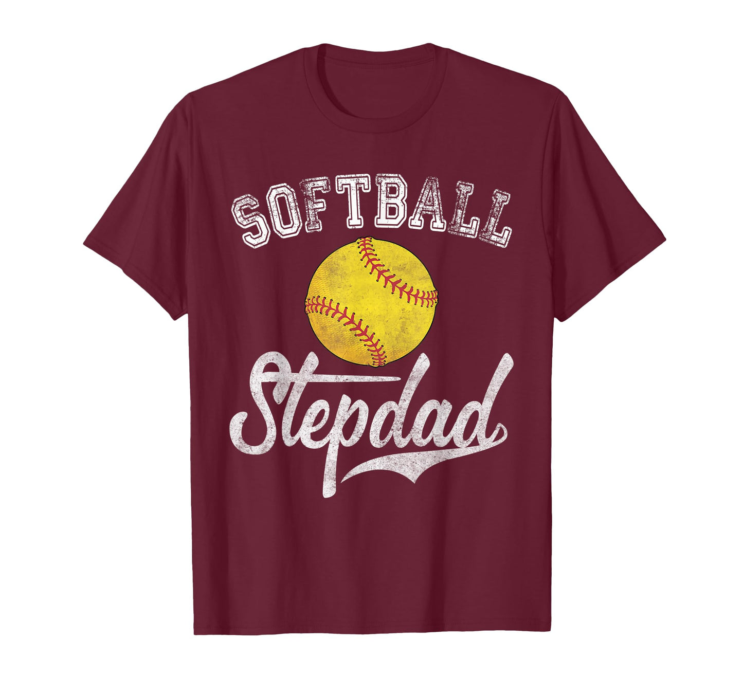 Softball Stepdad tshirt Sport Stepfather T-Shirt