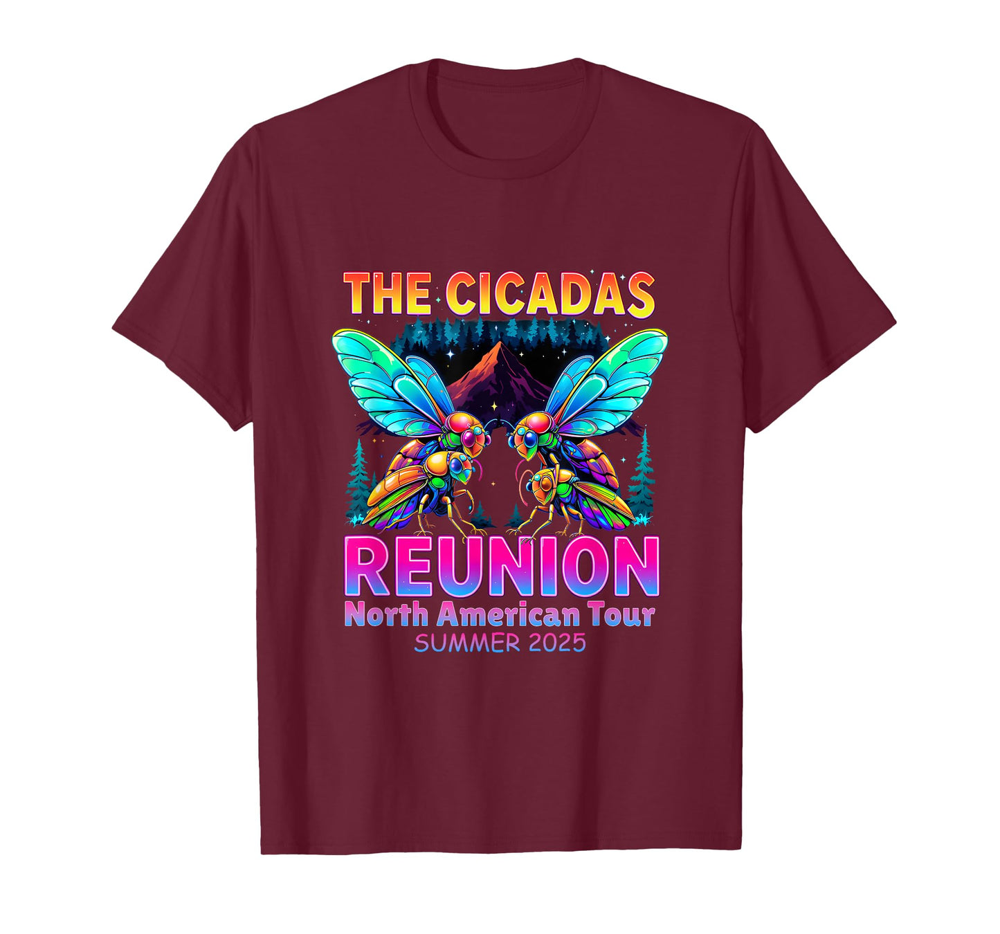 Cicadas North American Reunion Tour Summer 2025 T-Shirt