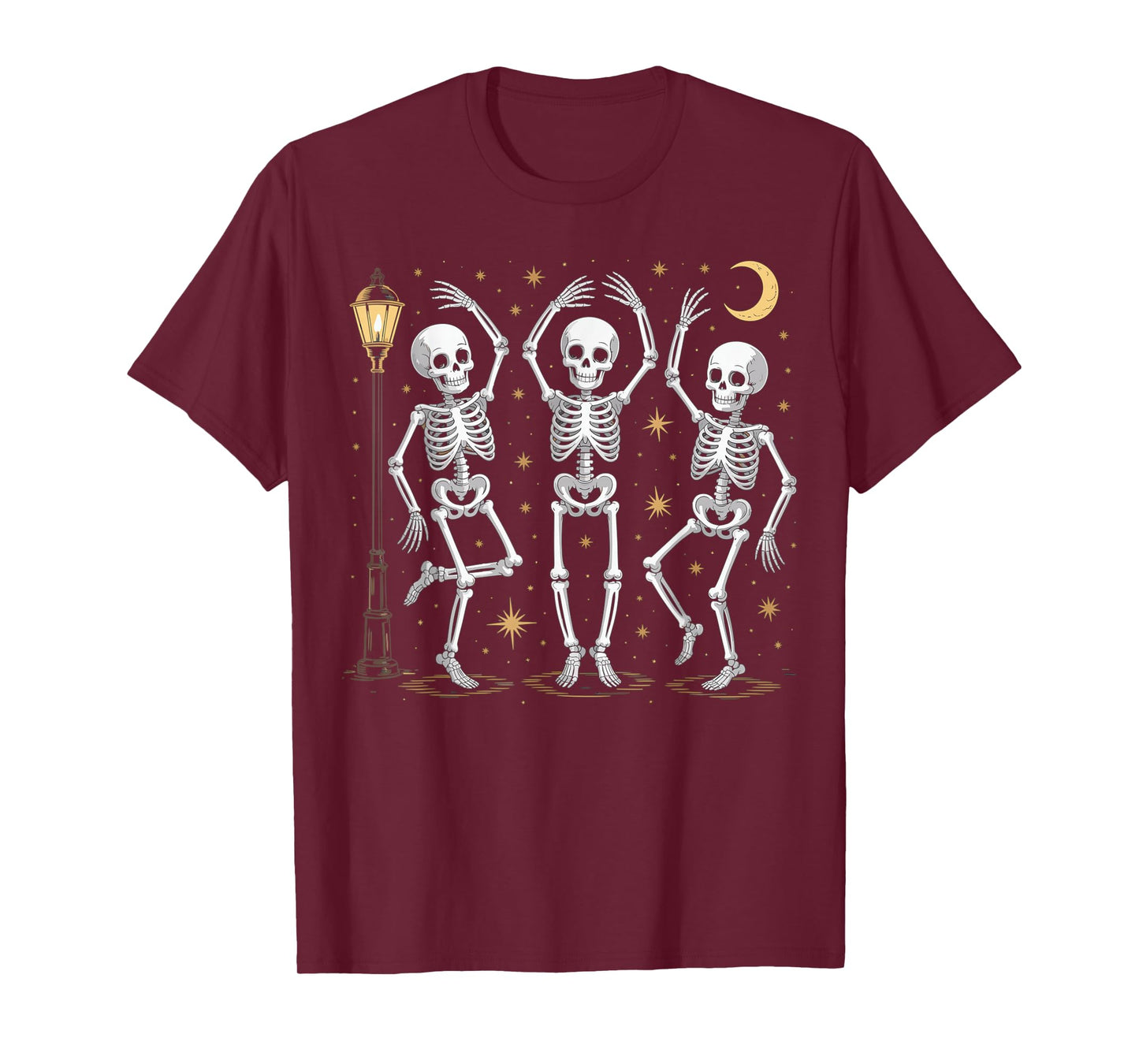 Halloween Party Skeletons Spooky Fun T-Shirt