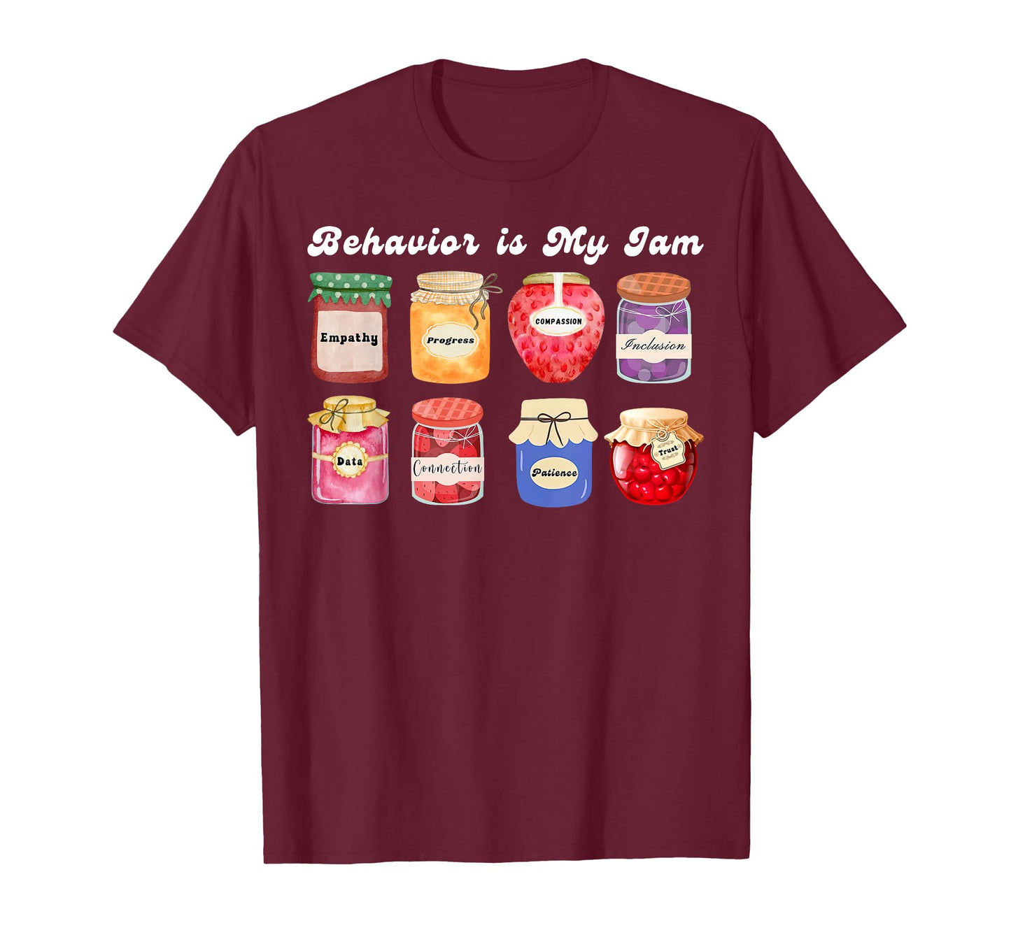 Retro Behavior Is My Jam ABA RBT Therapist Behavior Analyst T-Shirt