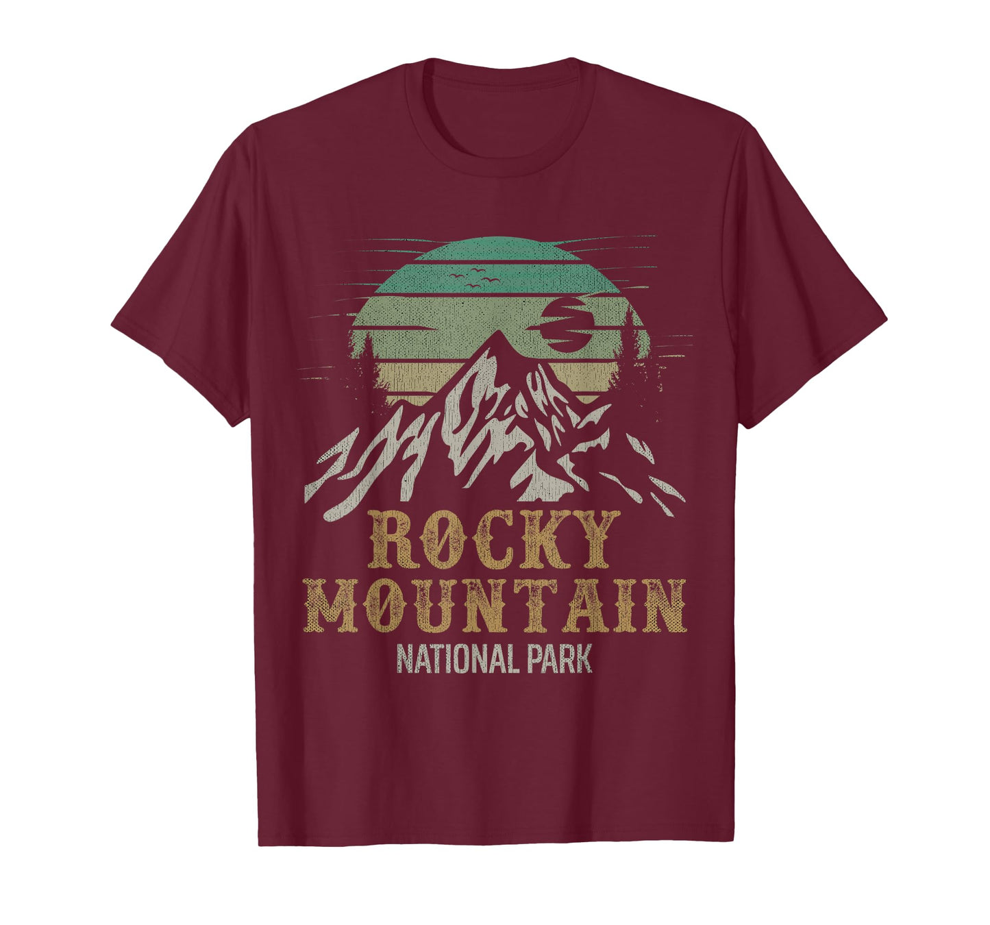 Rocky Mountain National Park Merchandise Rocky Mt. Souvenir T-Shirt