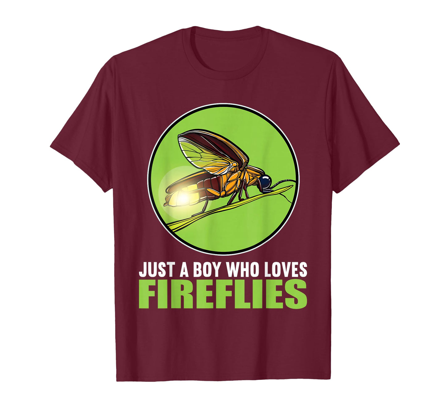 Just a Boy who loves Fireflies Firefly T-Shirt