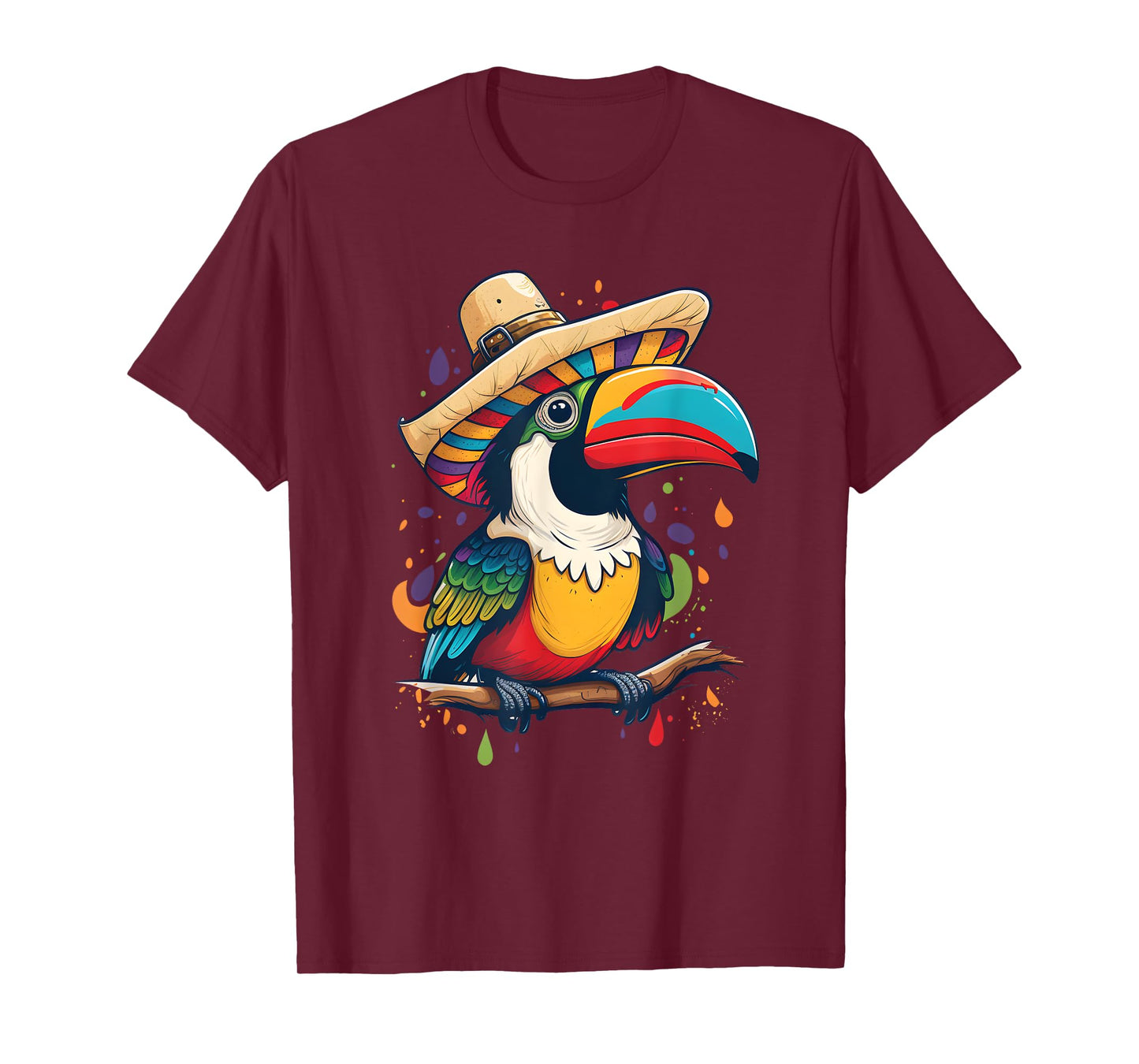 Cinco de Mayo Boys Mexican Sombrero Tucan T-Shirt