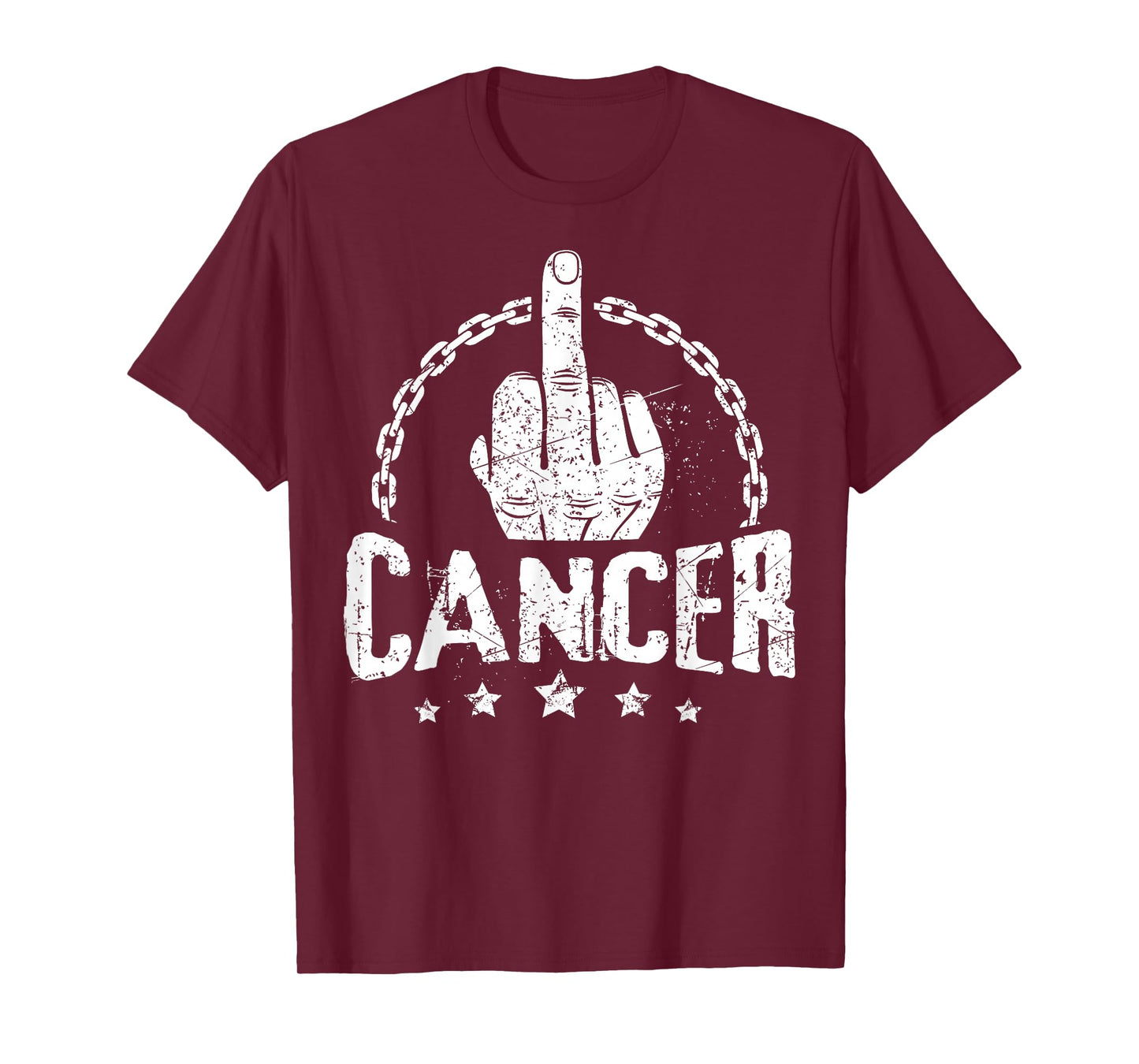 Middle Finger to Cancer T-shirt Cancer Awareness Tee T-Shirt