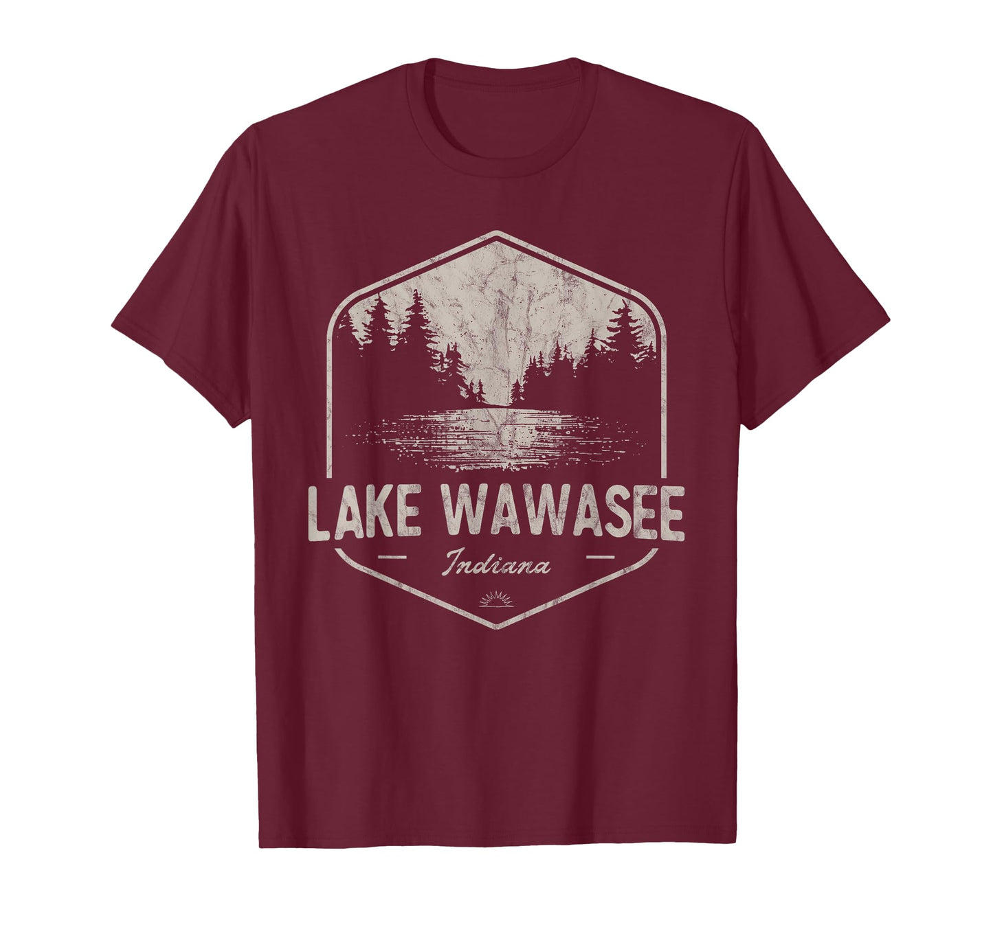 Lake Wawasee Indiana Outdoors Vintage T-Shirt