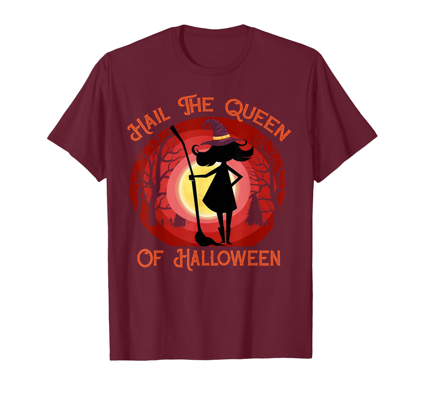 Hail The Queen of Halloween - Scary Trick Or Treat Costume T-Shirt