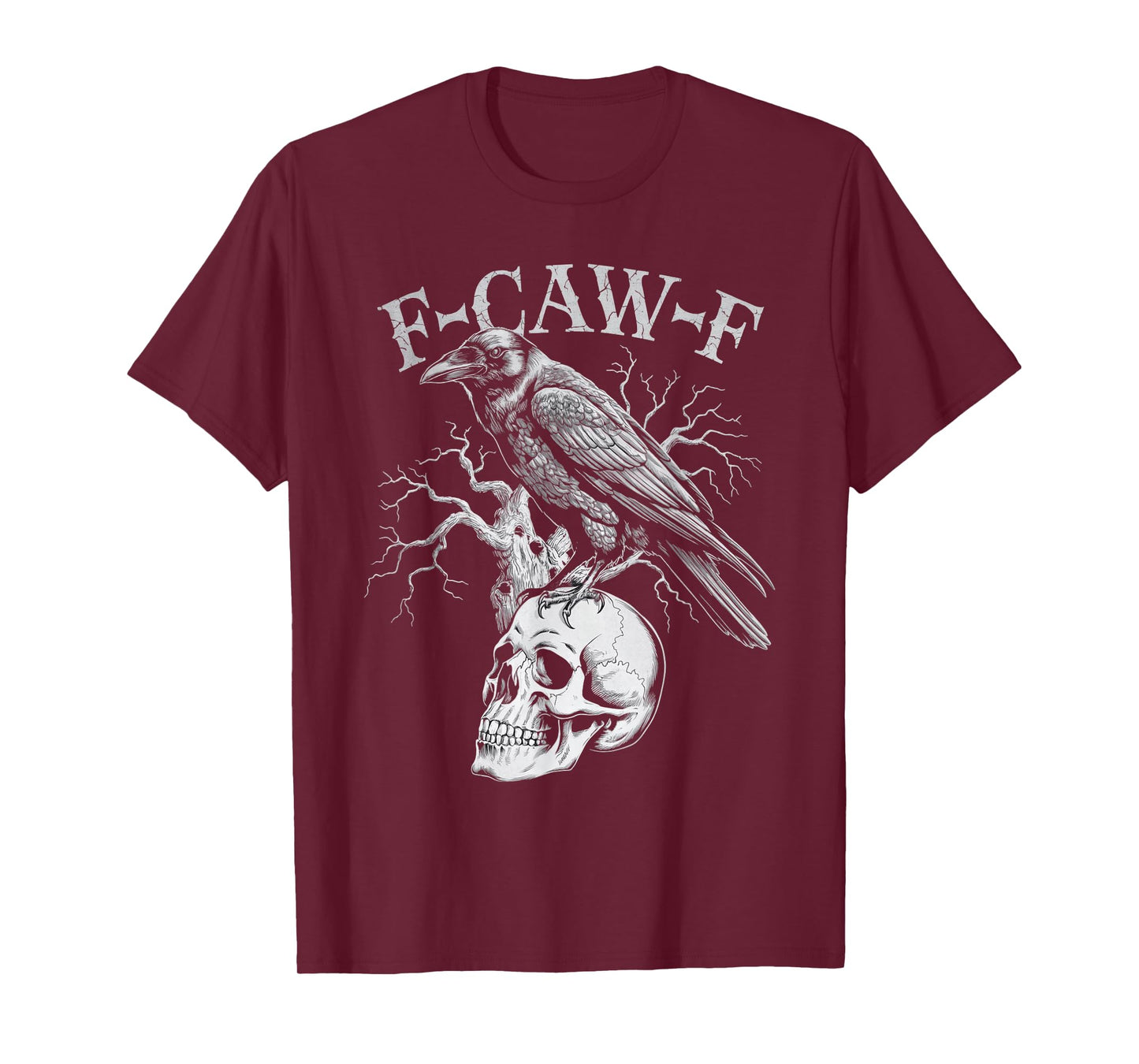 Black Crow, F-Caw-F Funny Black Bird Funny F CAW F Crow T-Shirt
