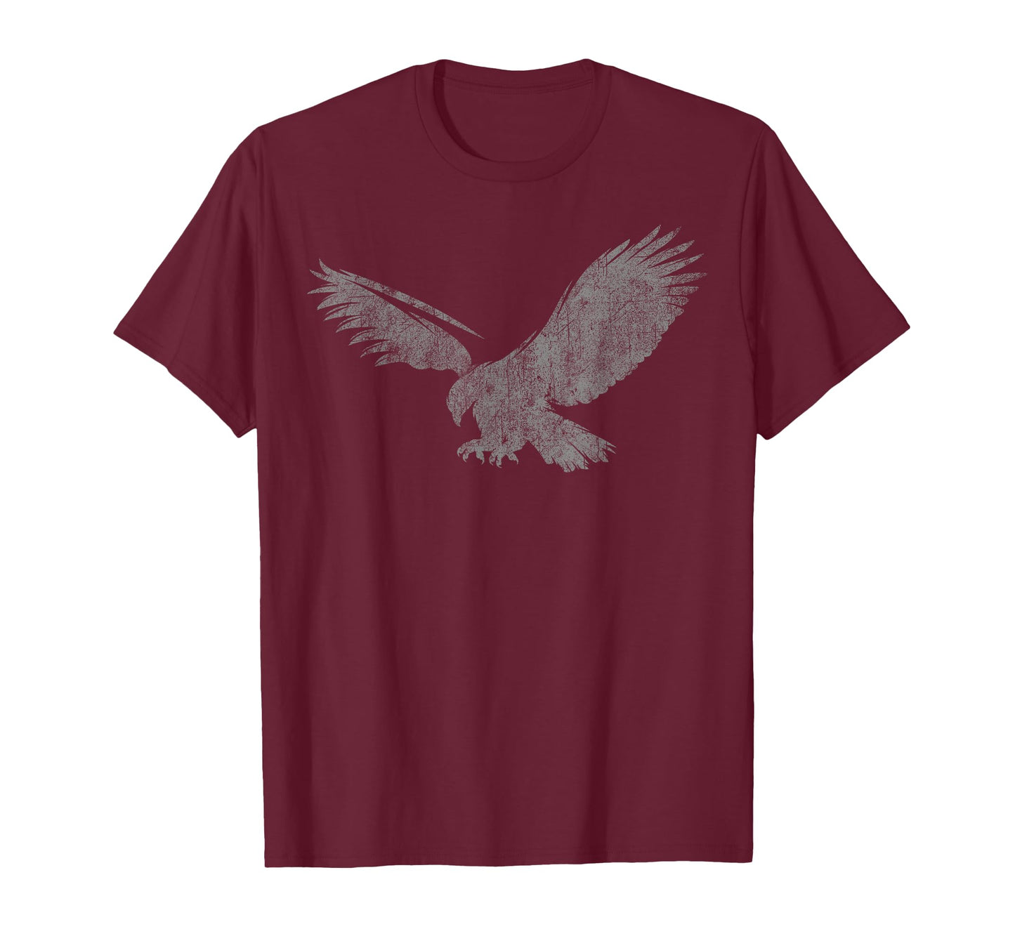 Beautiful Eagle American bird silhouette flying vintage USA T-Shirt