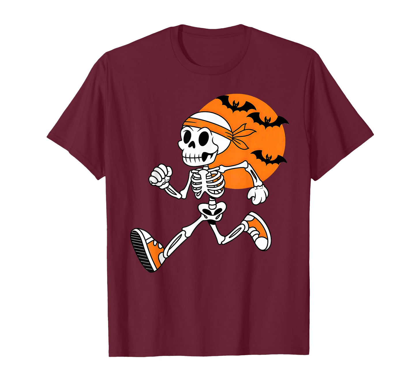 Halloween 5K Run Skeleton Runner Race Matching T-Shirt