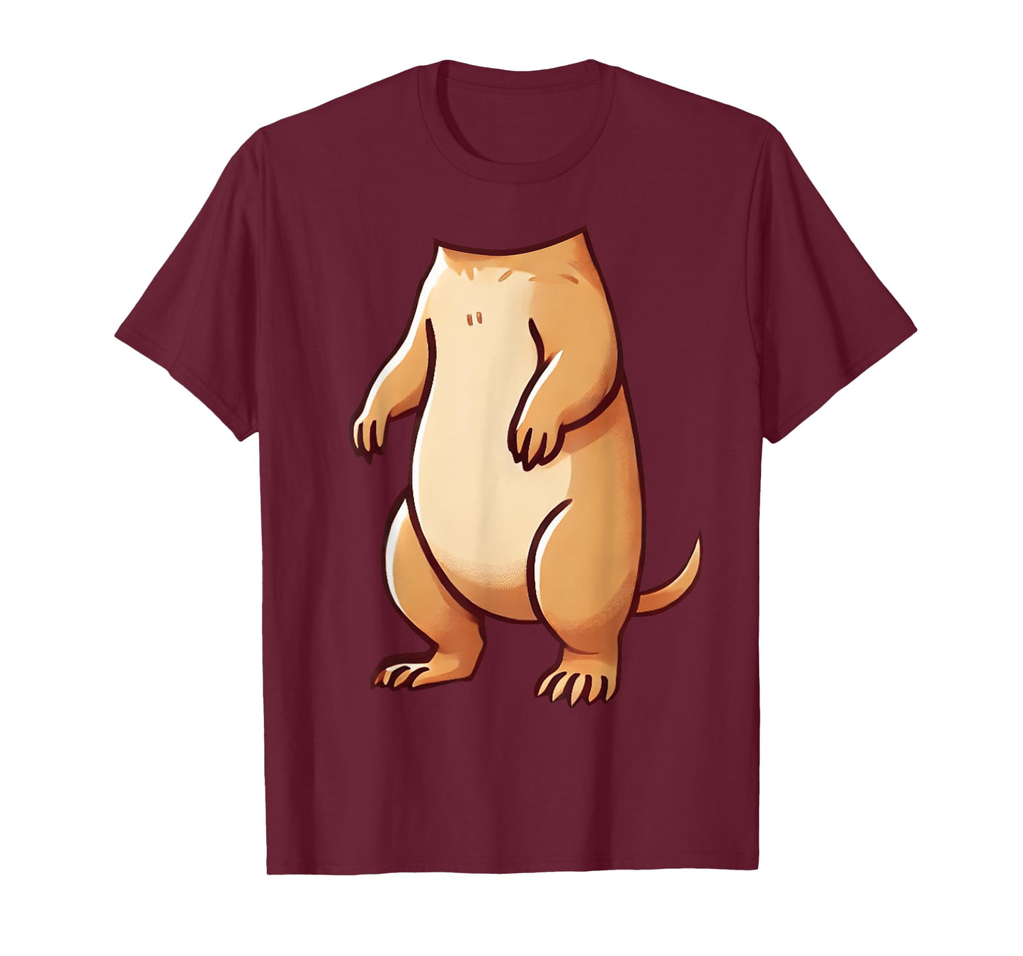 Easy Prairie Dog Costume Halloween Prairie Dog Body T-Shirt for Men Women Kids