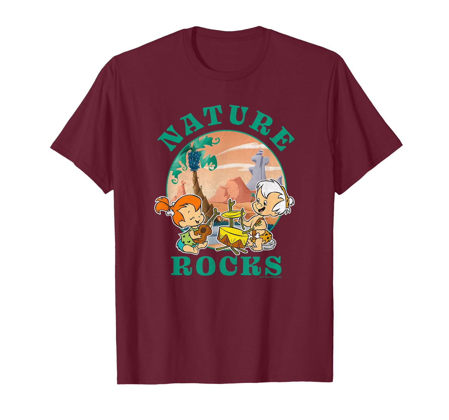 The Flintstones Pebbles & Bamm Bamm Nature Rocks T-Shirt