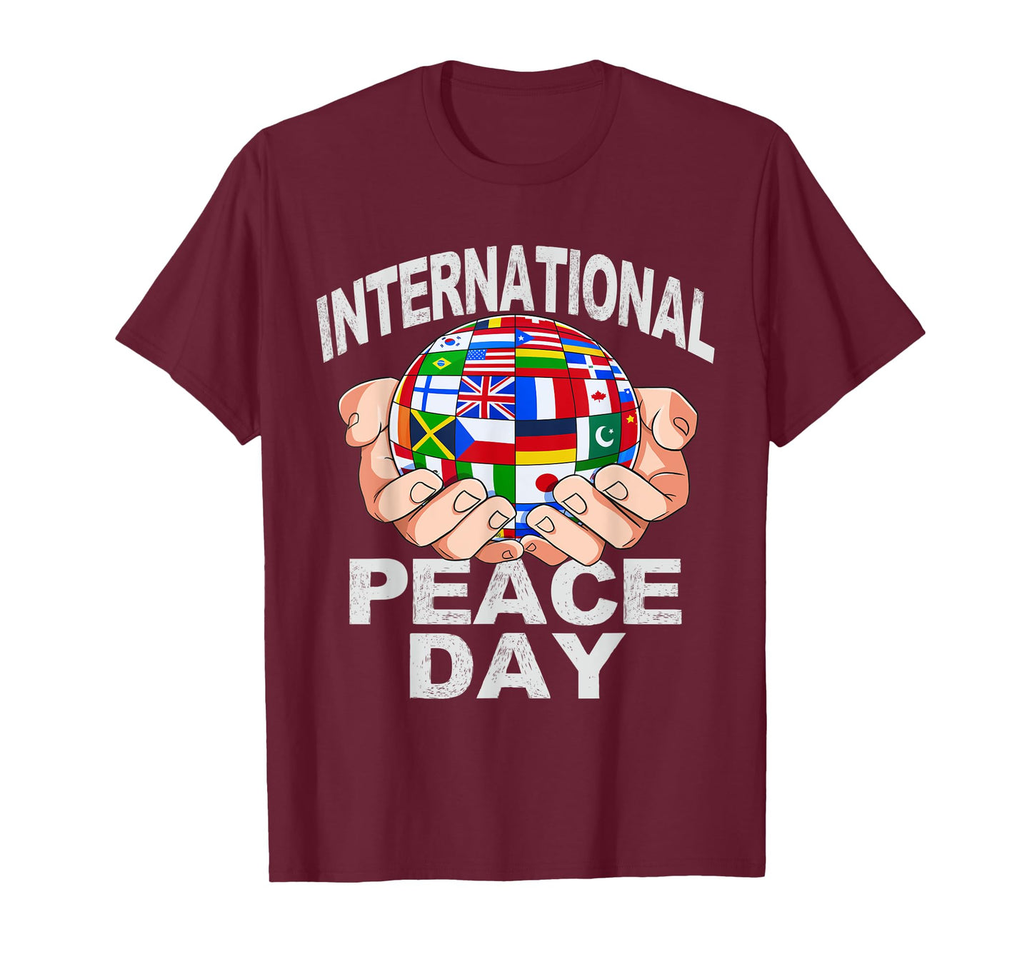 International World Peace Day National Flags United T-Shirt