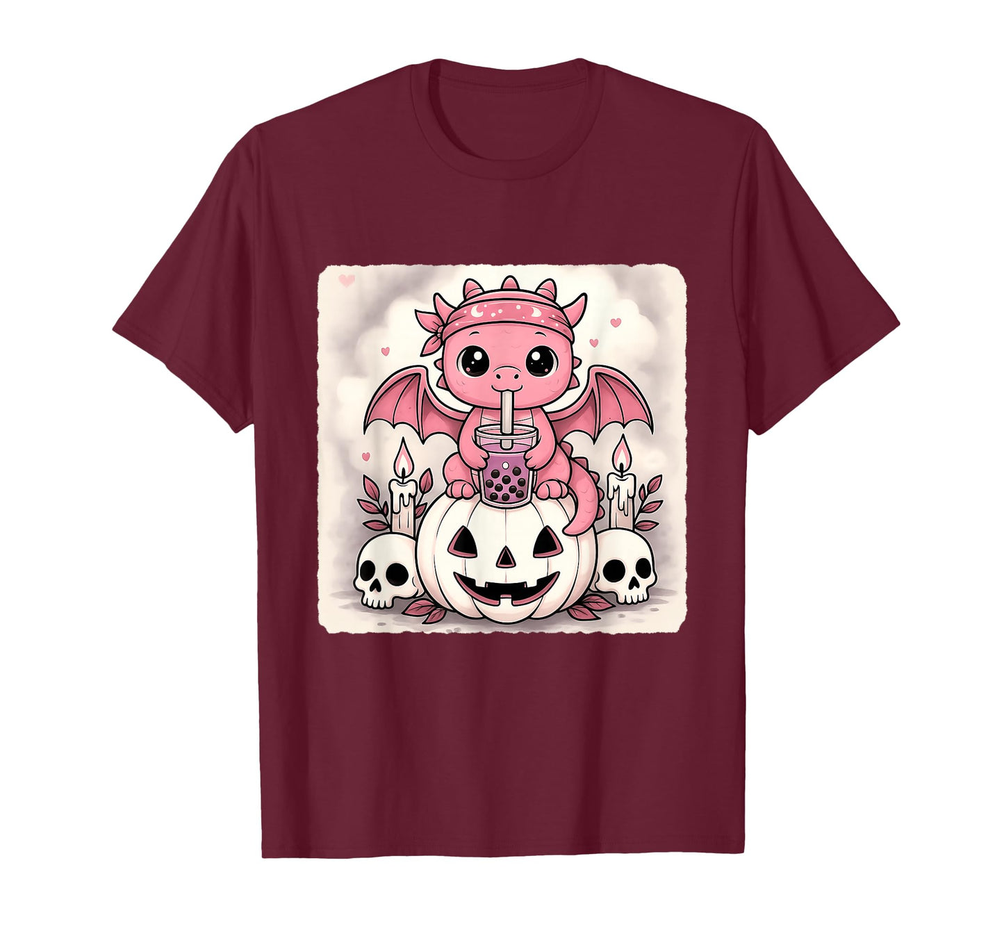 Dragon Bat Kawaii Pastel Goth Creepy Cute Skeleton T-Shirt