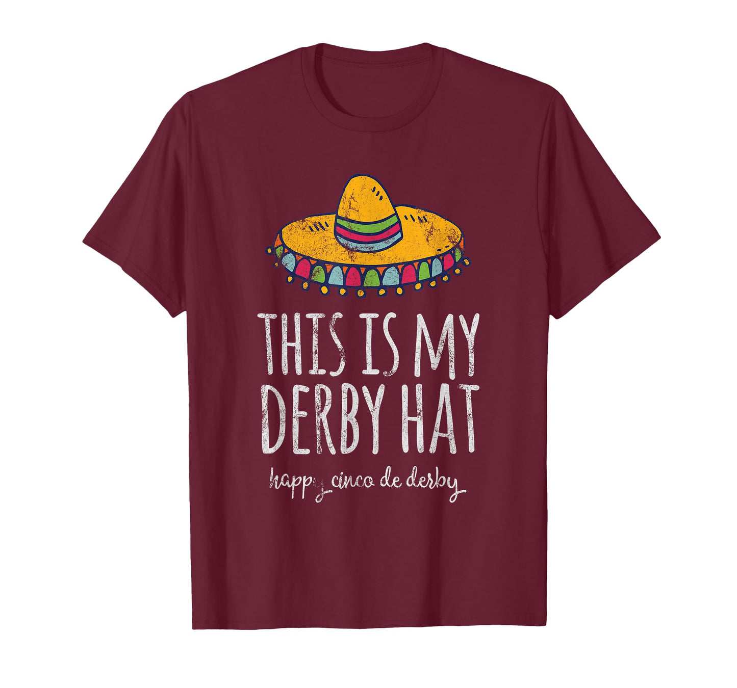 This Is My Derby Hat Funny Race Derby Party Shirt