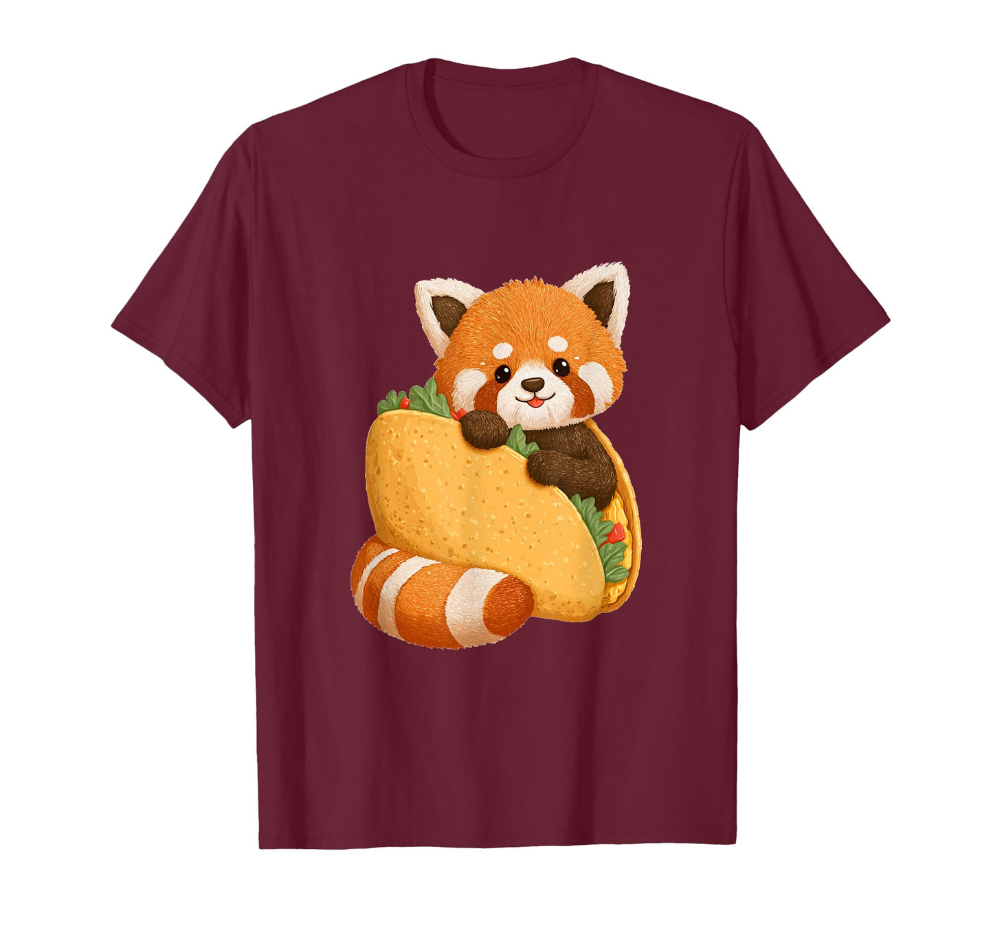 Cute Adorable red Panda Taco T-Shirt