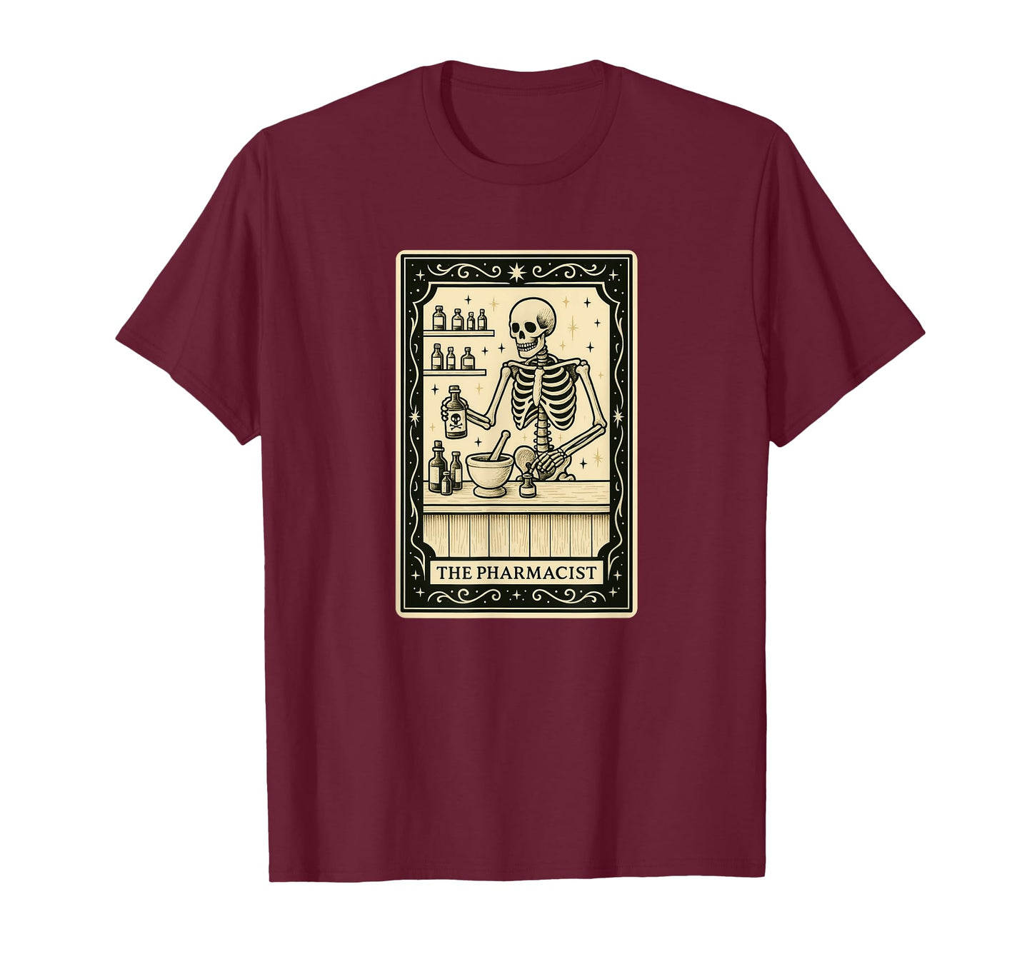 Pharmacist Tarot Card - Halloween Spooky Pharmacy Medicine T-Shirt