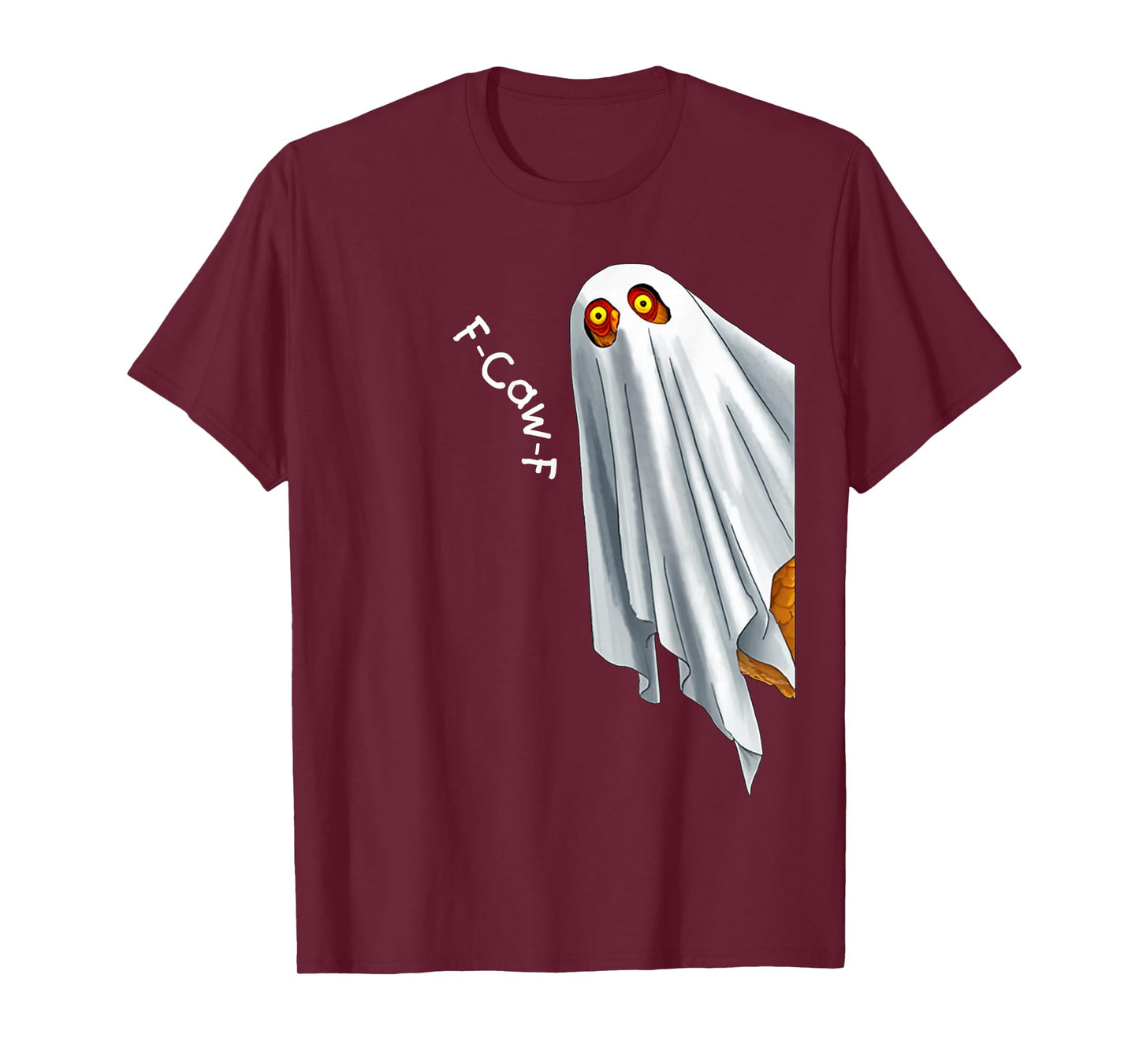 Funny FCAWF Chicken F-Caw-F Chicken for Halloween Men Women T-Shirt