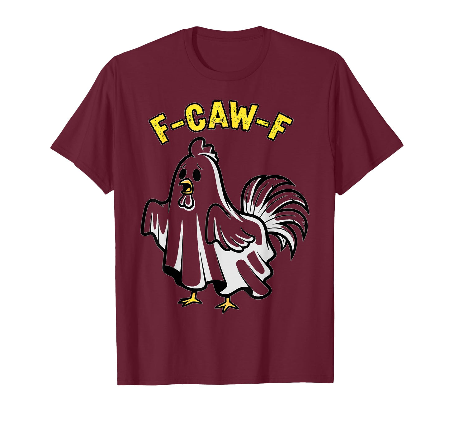 Funny F-Caw-F Chicken Rooster Halloween Costume T-Shirt