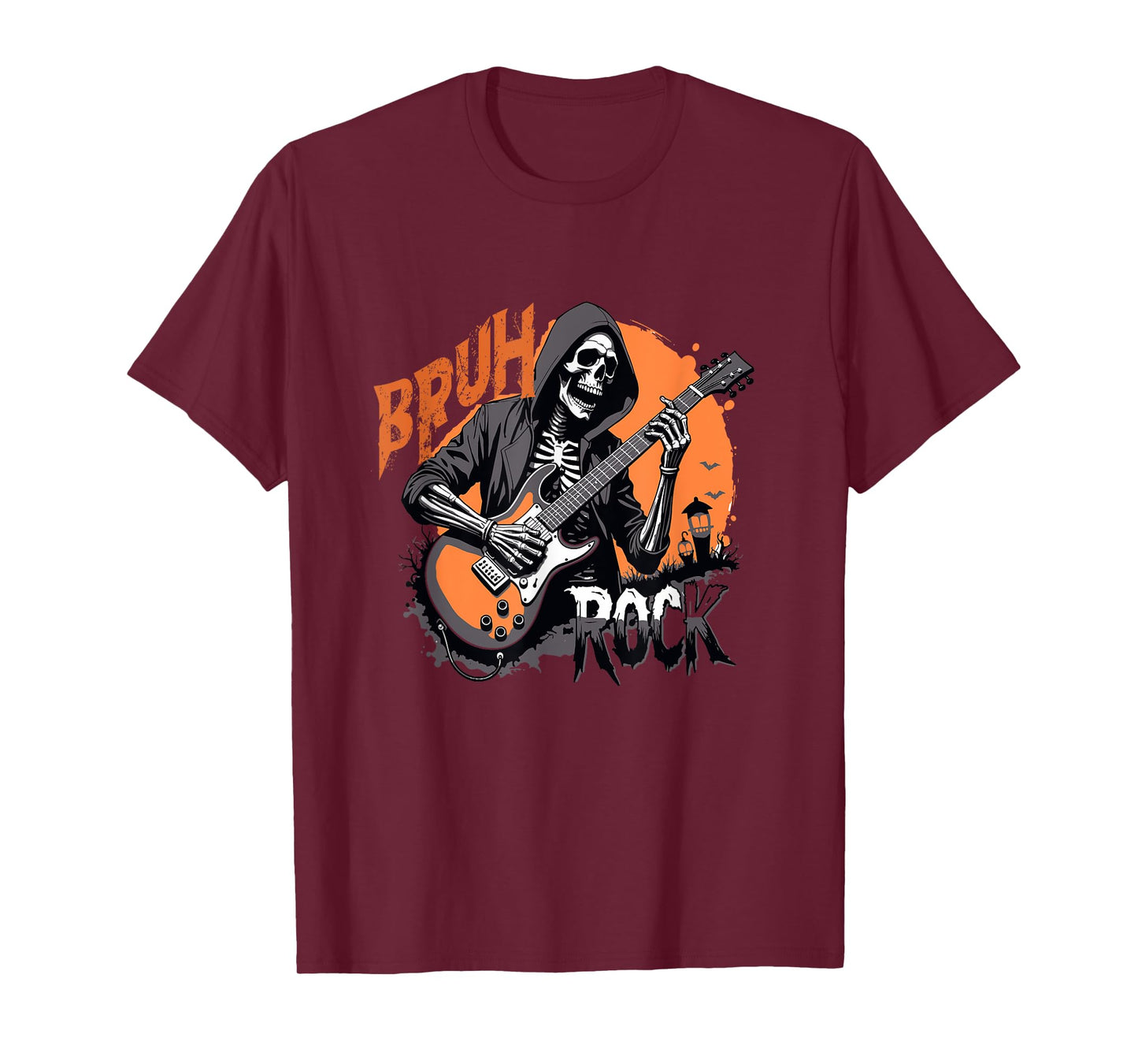 Bruh Punk Rock Skeleton T-Shirt