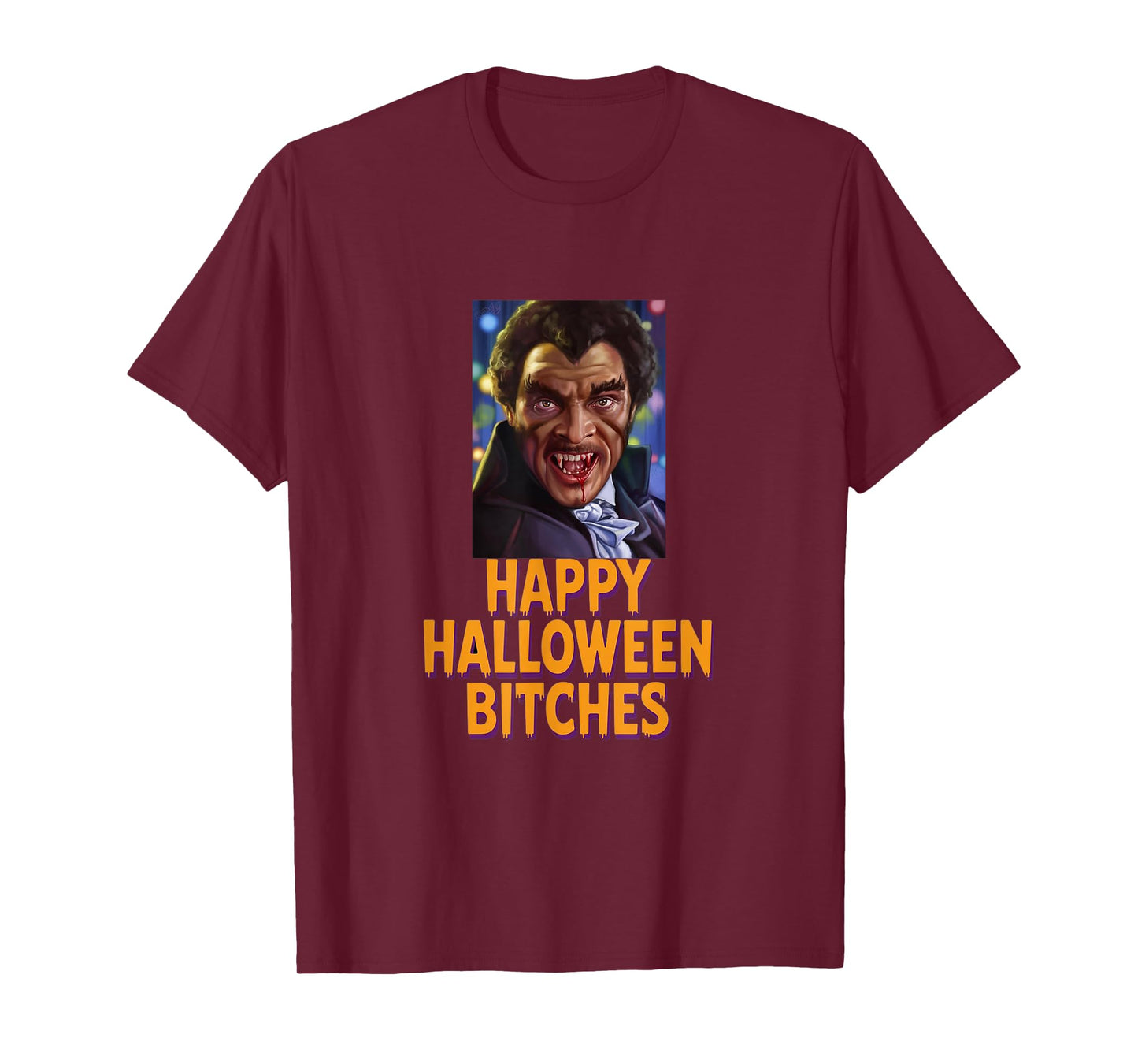 Happy Halloween Bitches – Scary Vampire Graphic T-Shirt