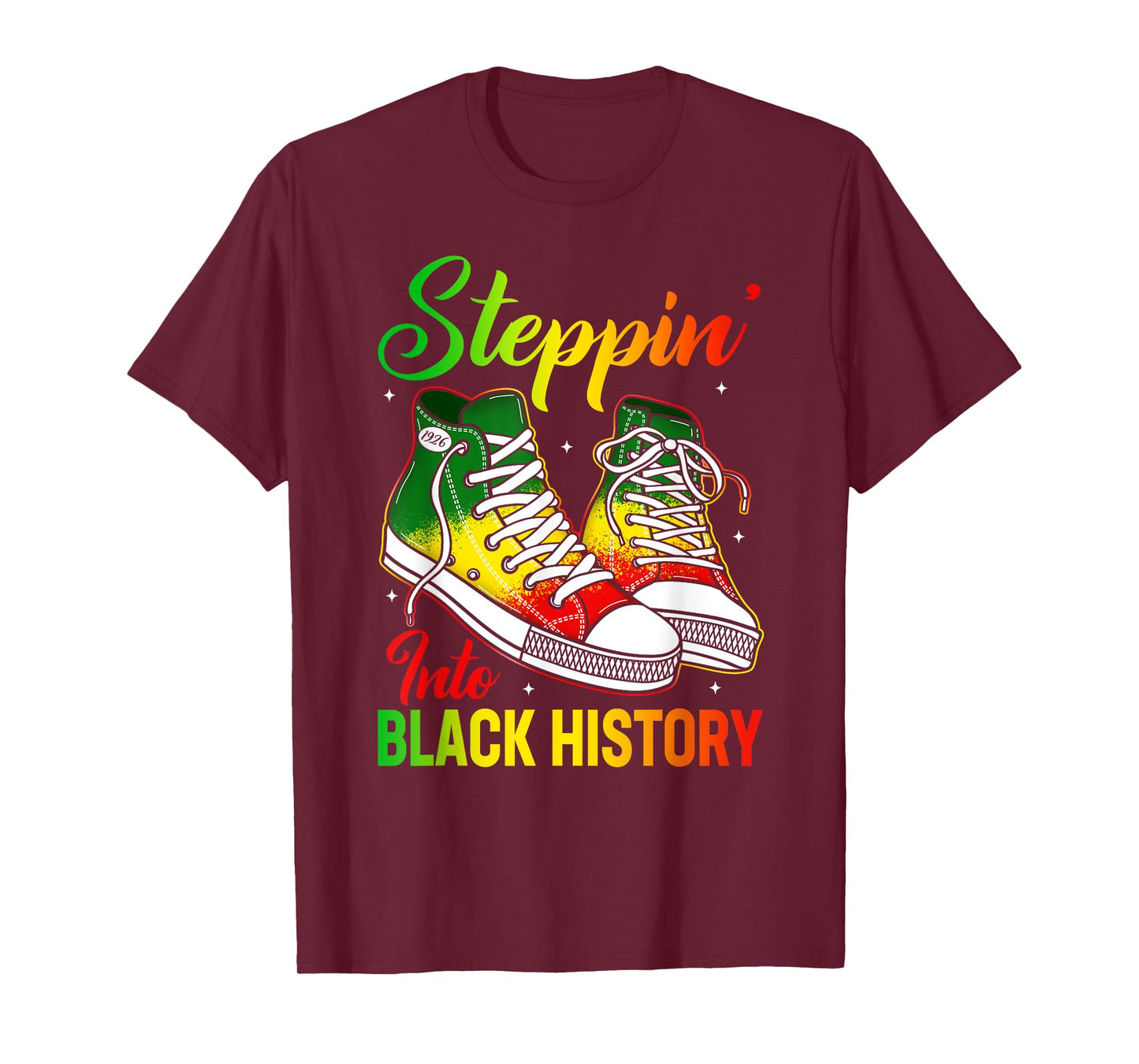 Steppin Into Black History Month African American Women T-Shirt