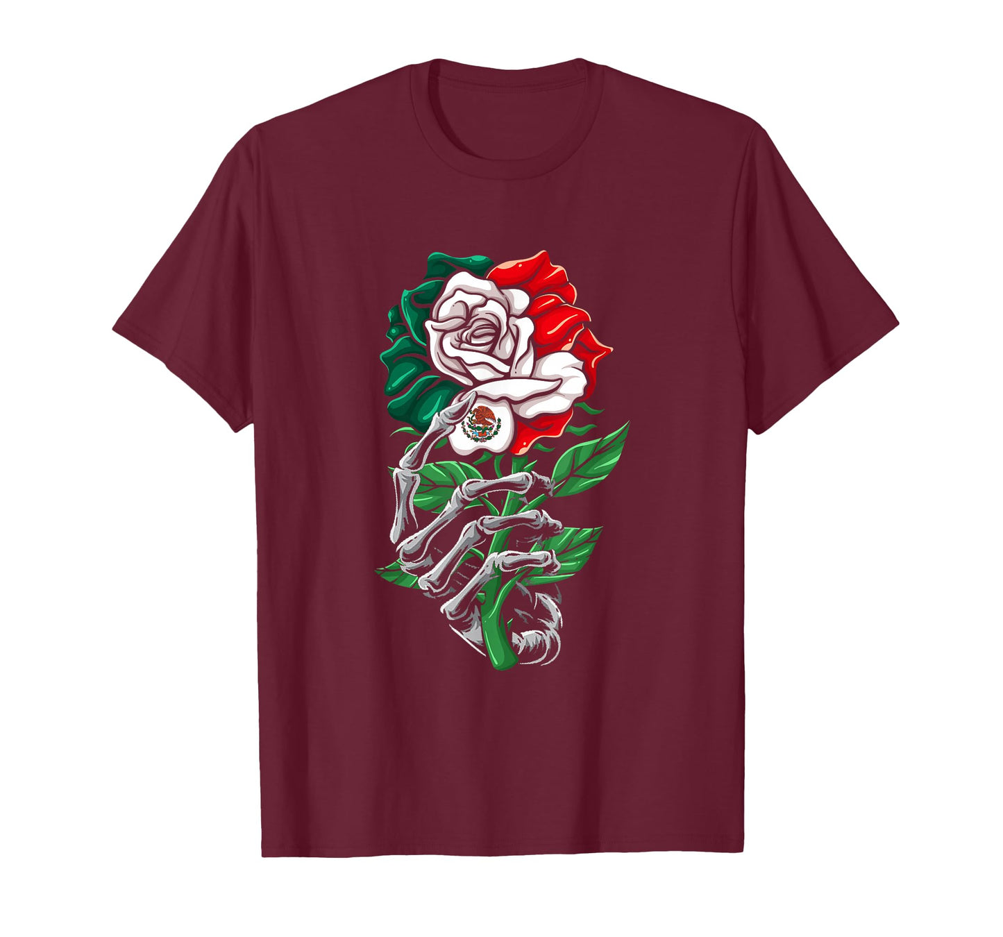 Mexico Gift Rose Tijuana Mexican Hispanic Pride Poncho T-Shirt