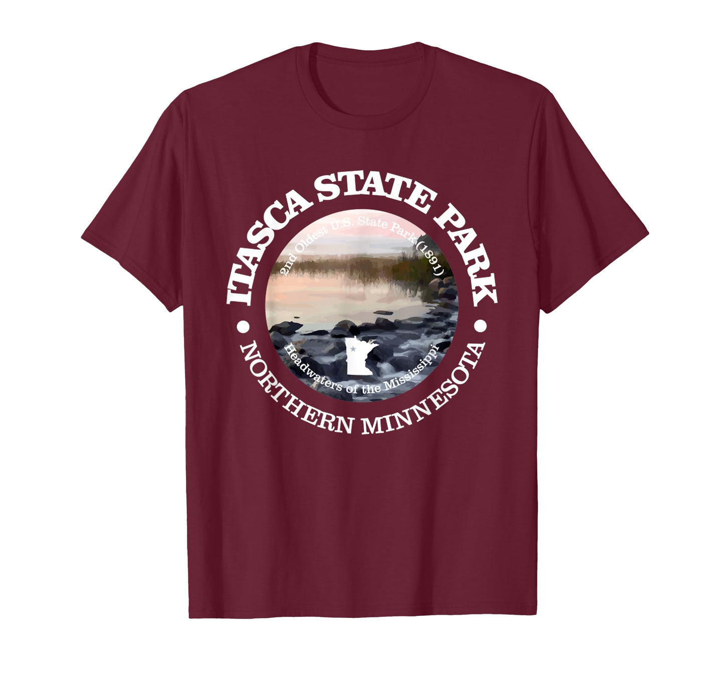 Itasca State Park Funny Minnesota Itasca State Park T-Shirt