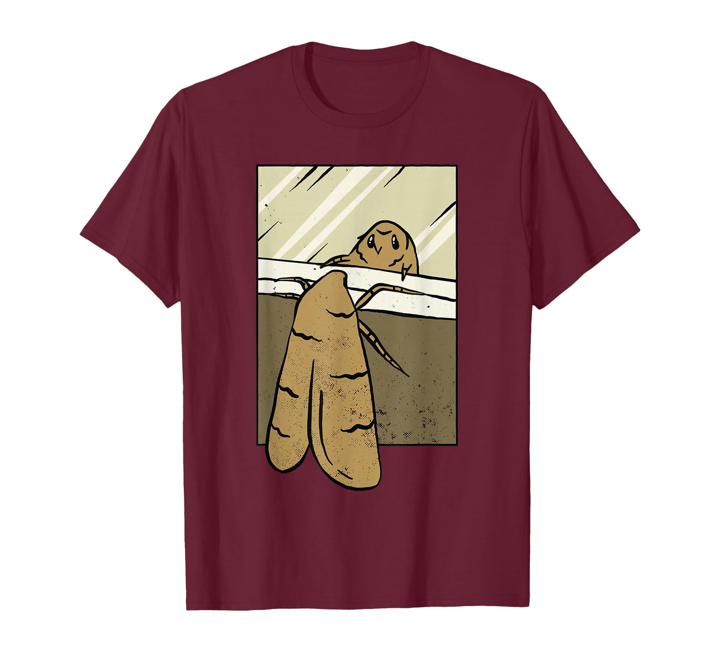 Moth looks at her reflection Moth Insect Entomology Insects T-Shirt