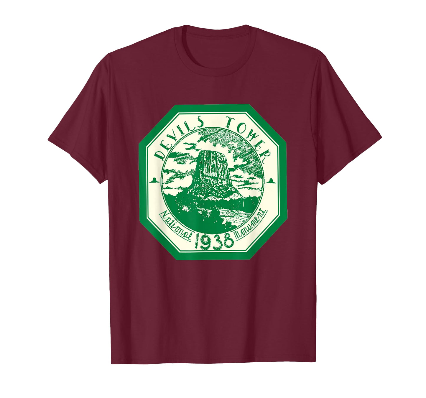 DEVILS TOWER National Park T Shirt Hiking Tee Wanderlust T-Shirt