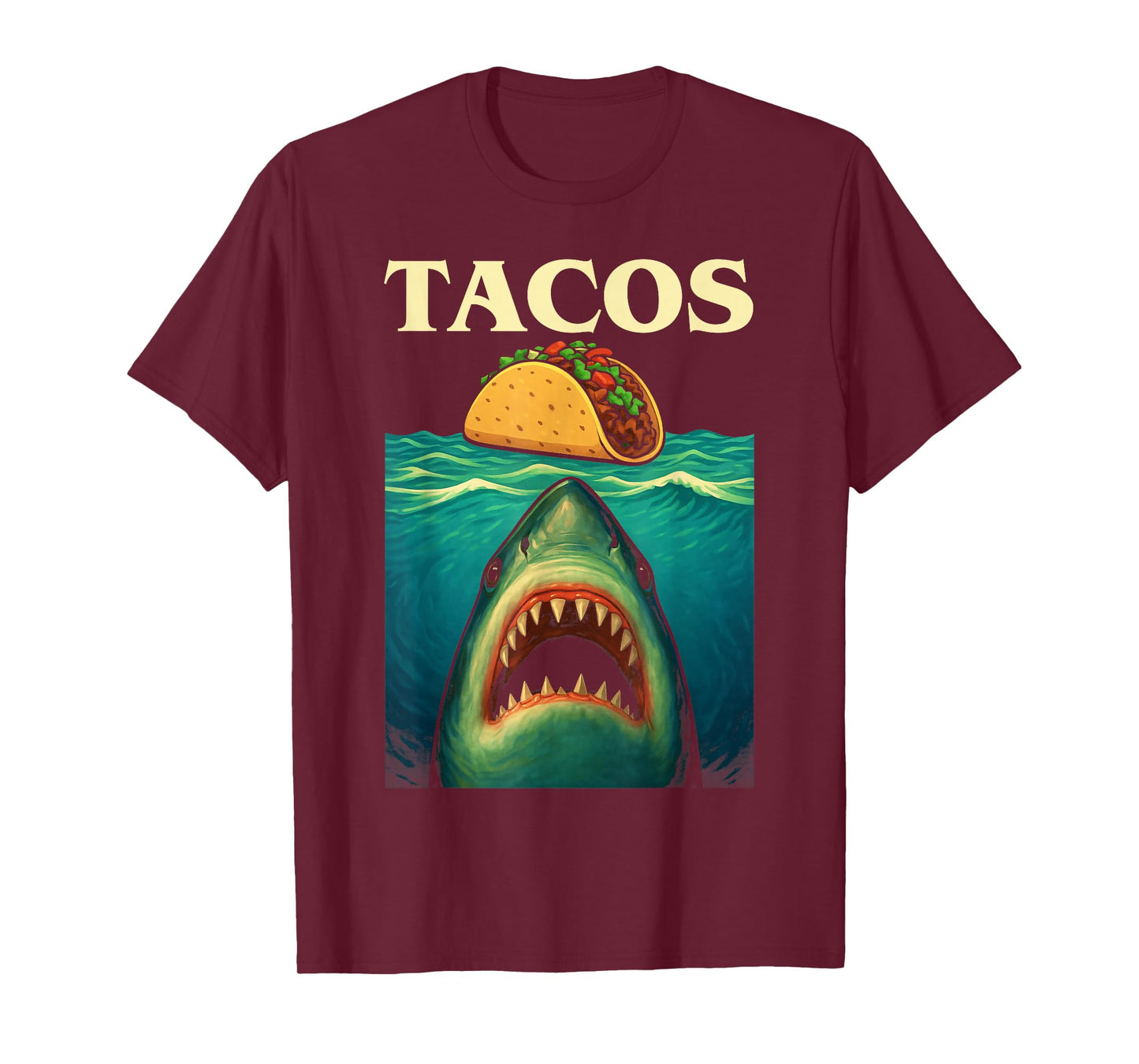 Shark Taco Lovers for Men Women Kids Taco Shark T-Shirt