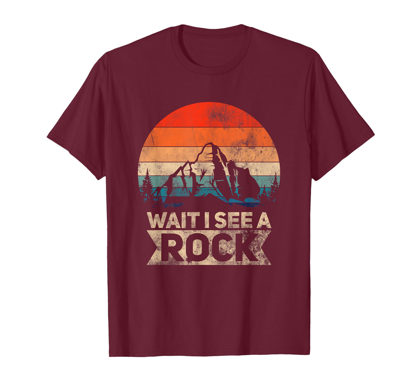 Wait I See A Rock Funny Geologist Idea T-Shirt