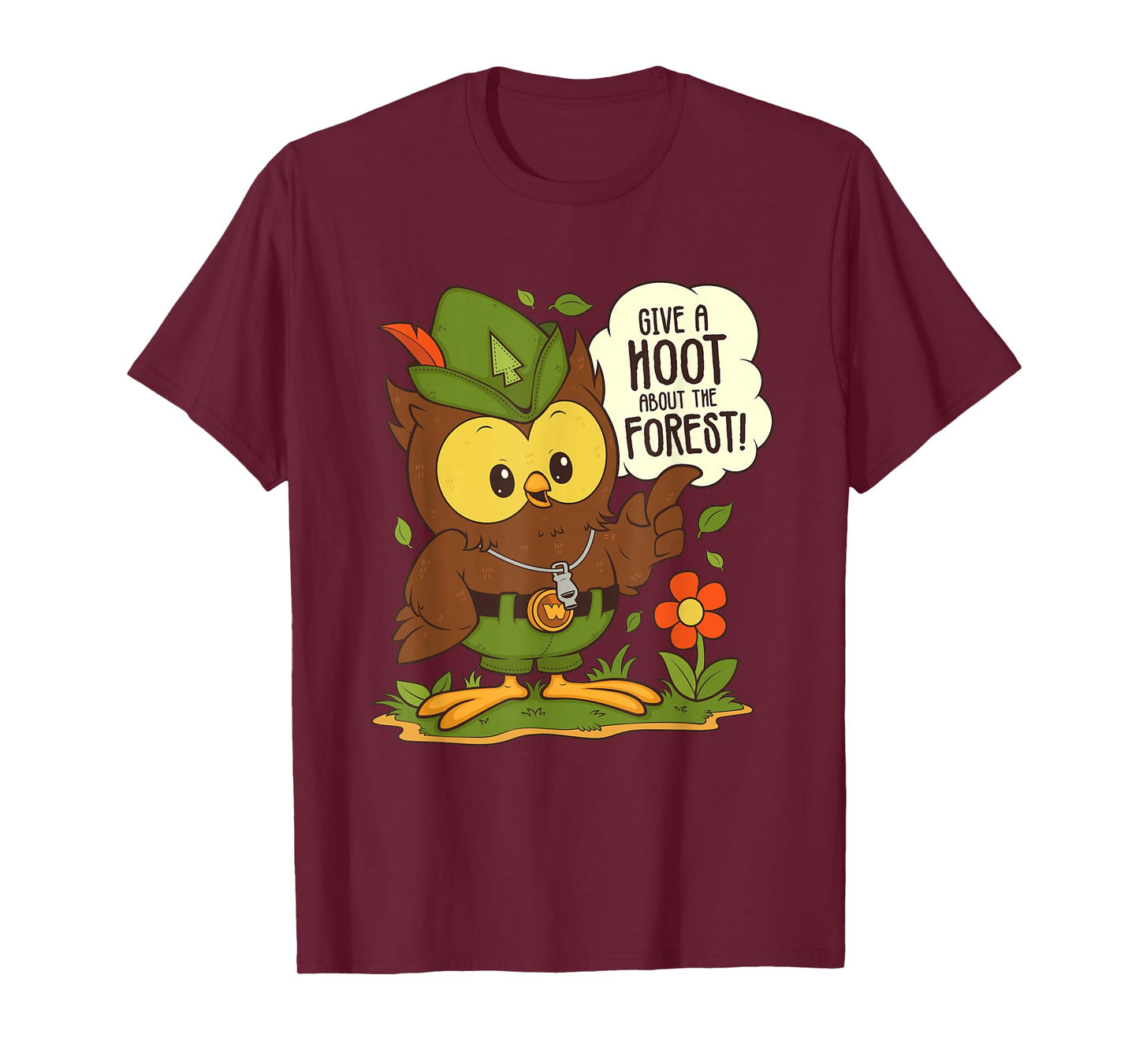Woodsy Owl Give a Hoot About the Forest Arbor Day Earth Day T-Shirt
