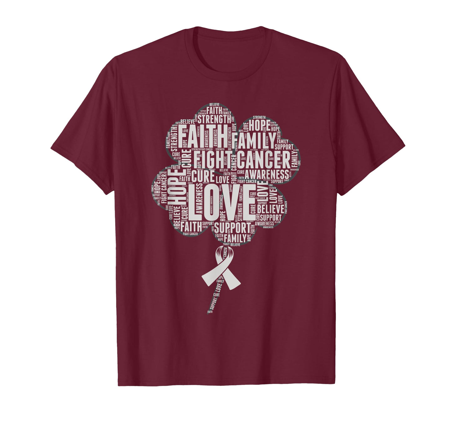 Lung Cancer Awareness Ribbon T-Shirt
