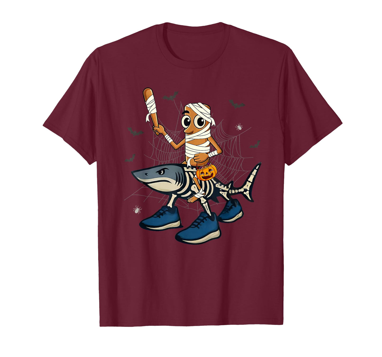Halloween Tung Tung Tung Sahur Mummy Tralalero Tralala Meme T-Shirt