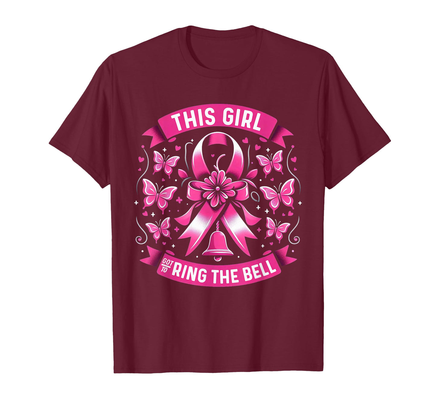This Girl Got To Ring The Bell Breast Cancer Awareness T-Shirt